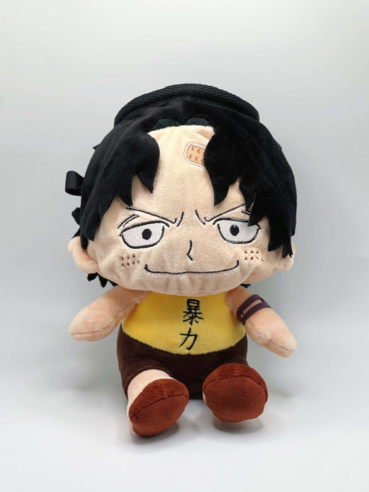 cute one piece ace plush chalk bag for rock climbing