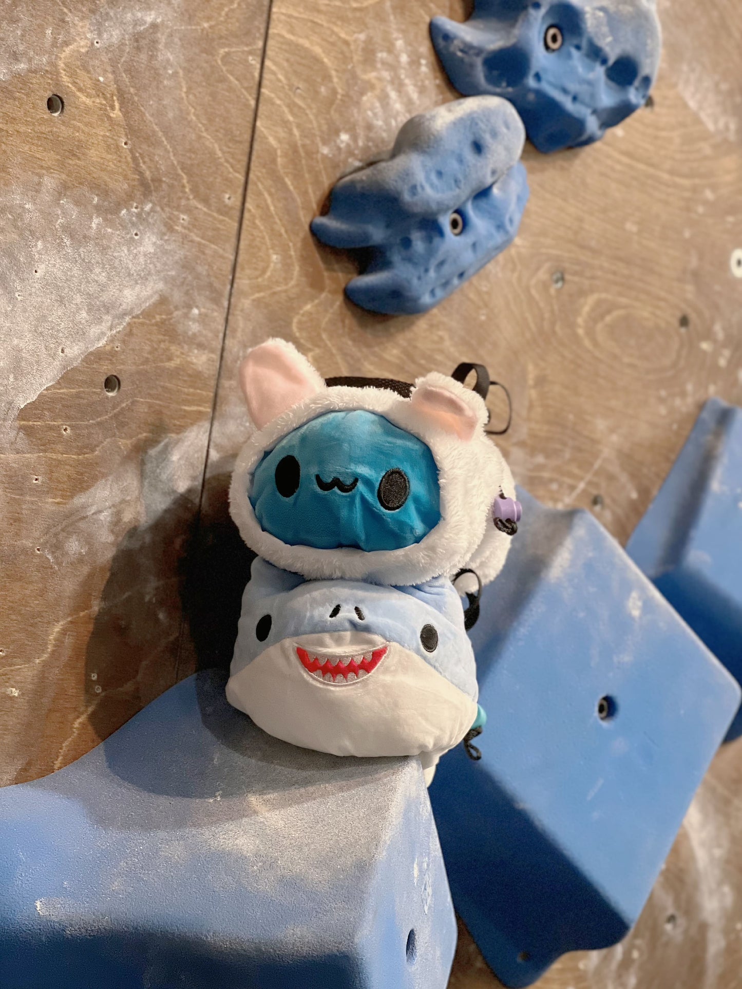 bugcat capoo anime plush rock climbing cute chalk bag pokemon