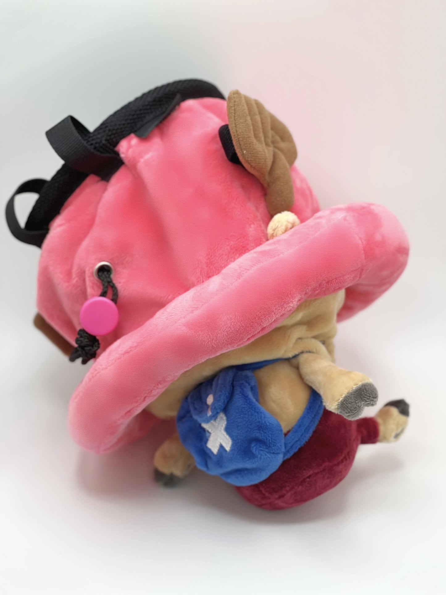 one piece anime tong tong chopper excited cute handmade rock climbing chalk bag
