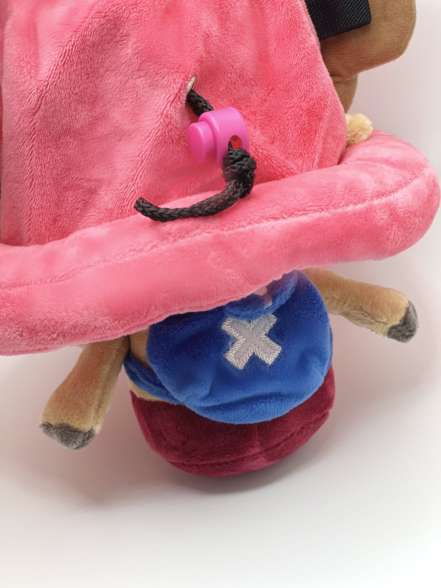 one piece anime tong tong chopper excited cute handmade rock climbing chalk bag