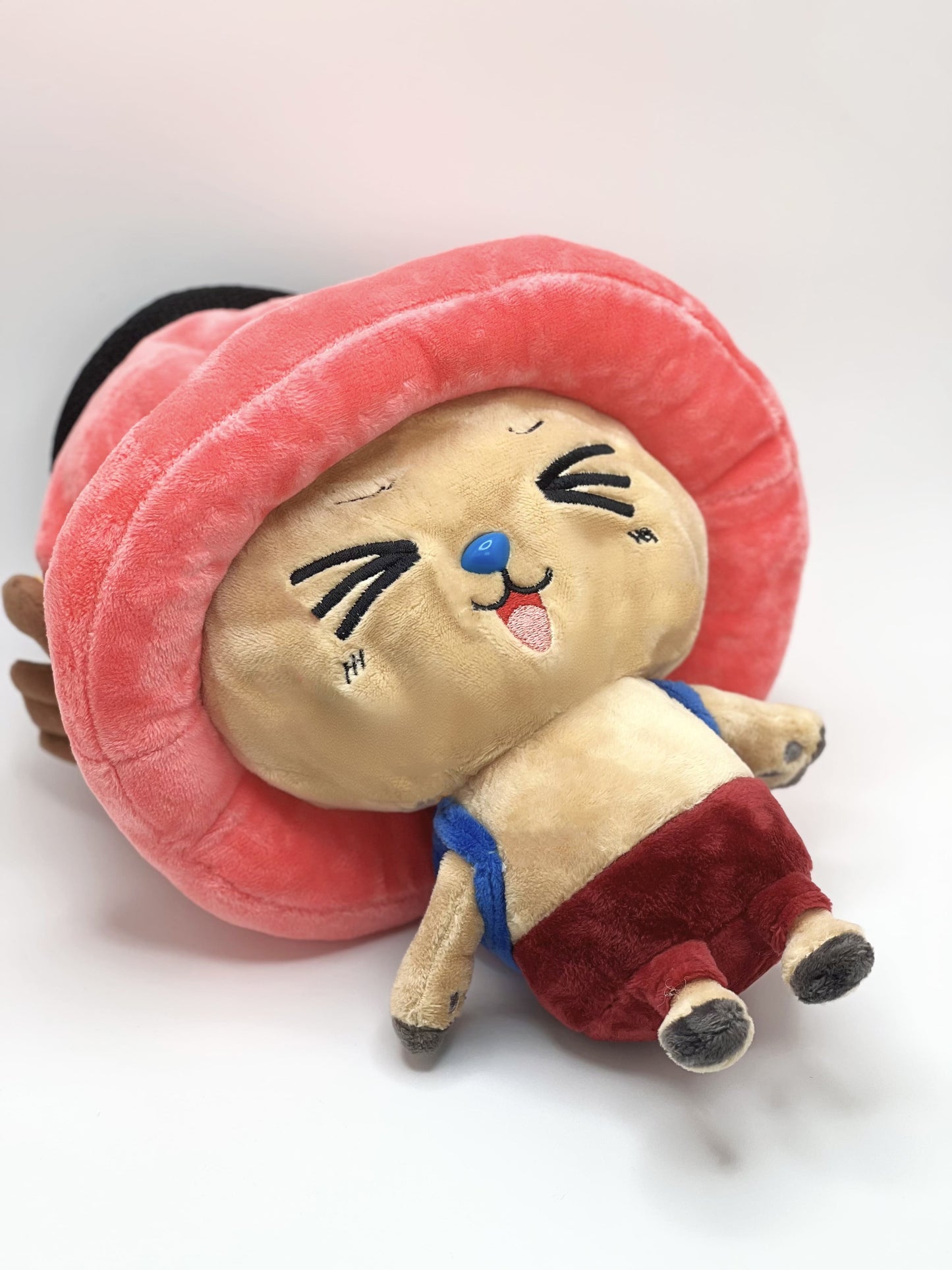 one piece anime tong tong chopper excited cute handmade rock climbing chalk bag
