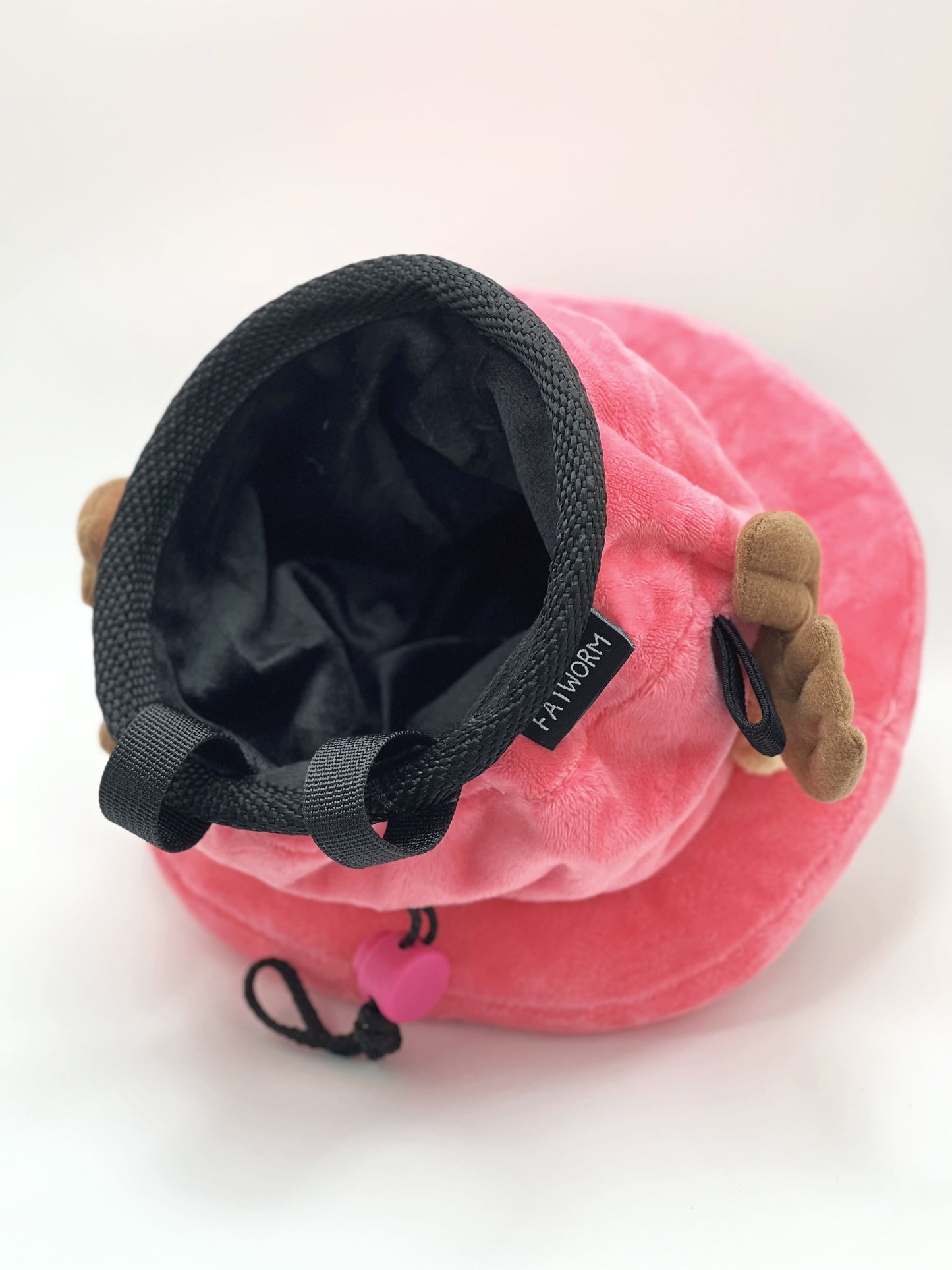 one piece anime tong tong chopper excited cute handmade rock climbing chalk bag