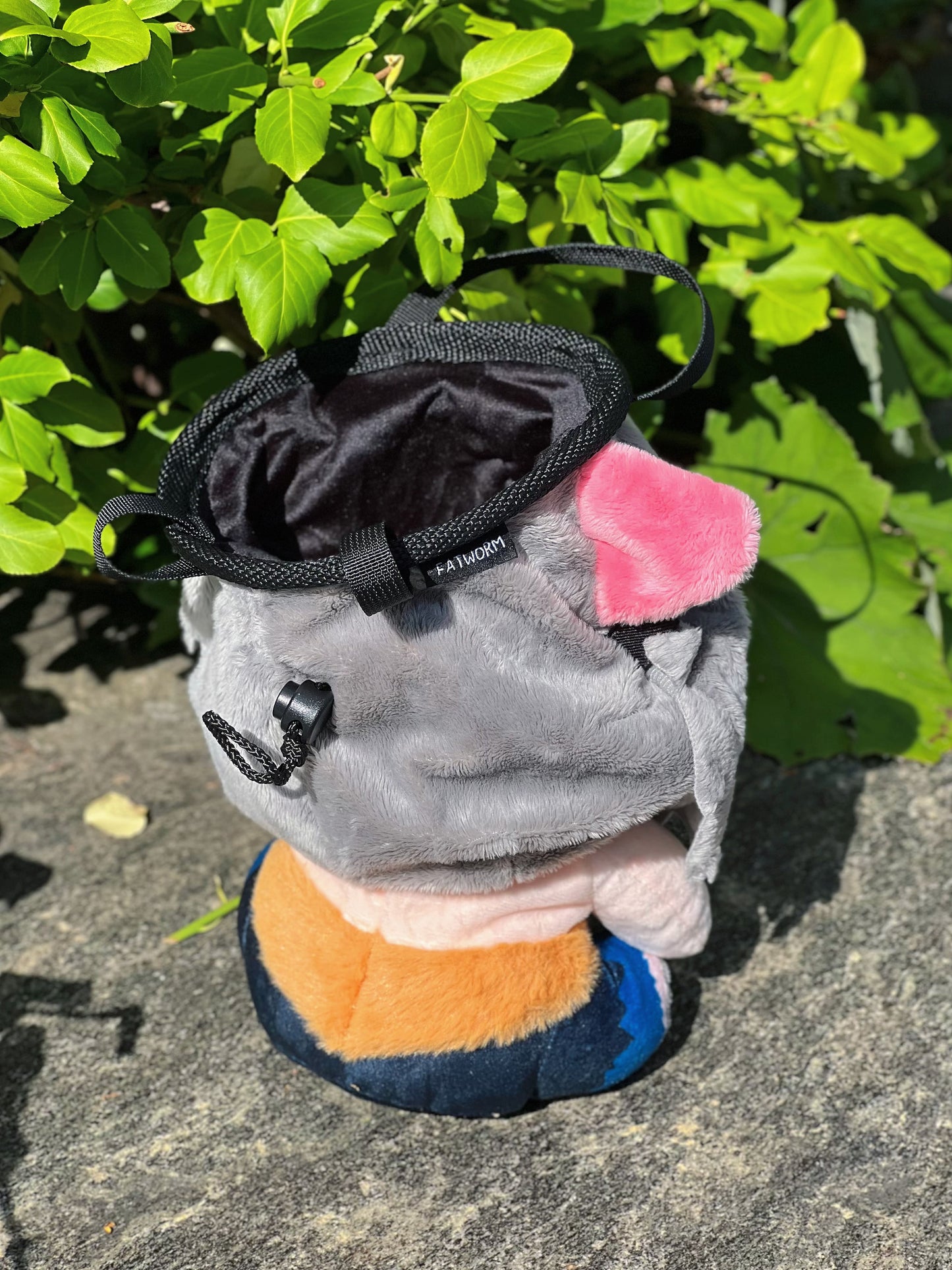 demon slayer Inosuke pig anime cute plush climbing chalk bag buckets for rock climbing