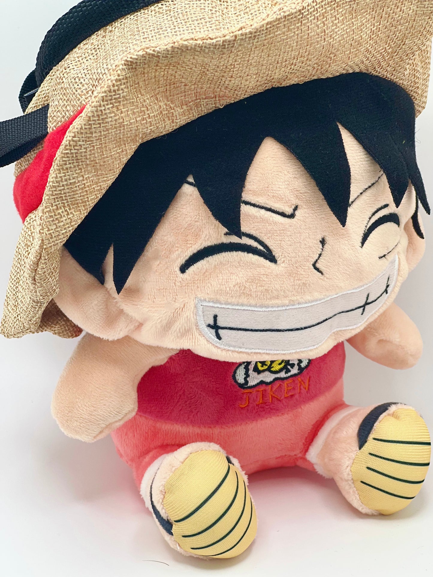 one piece anime Luffy plush chalk bag for rock climbing