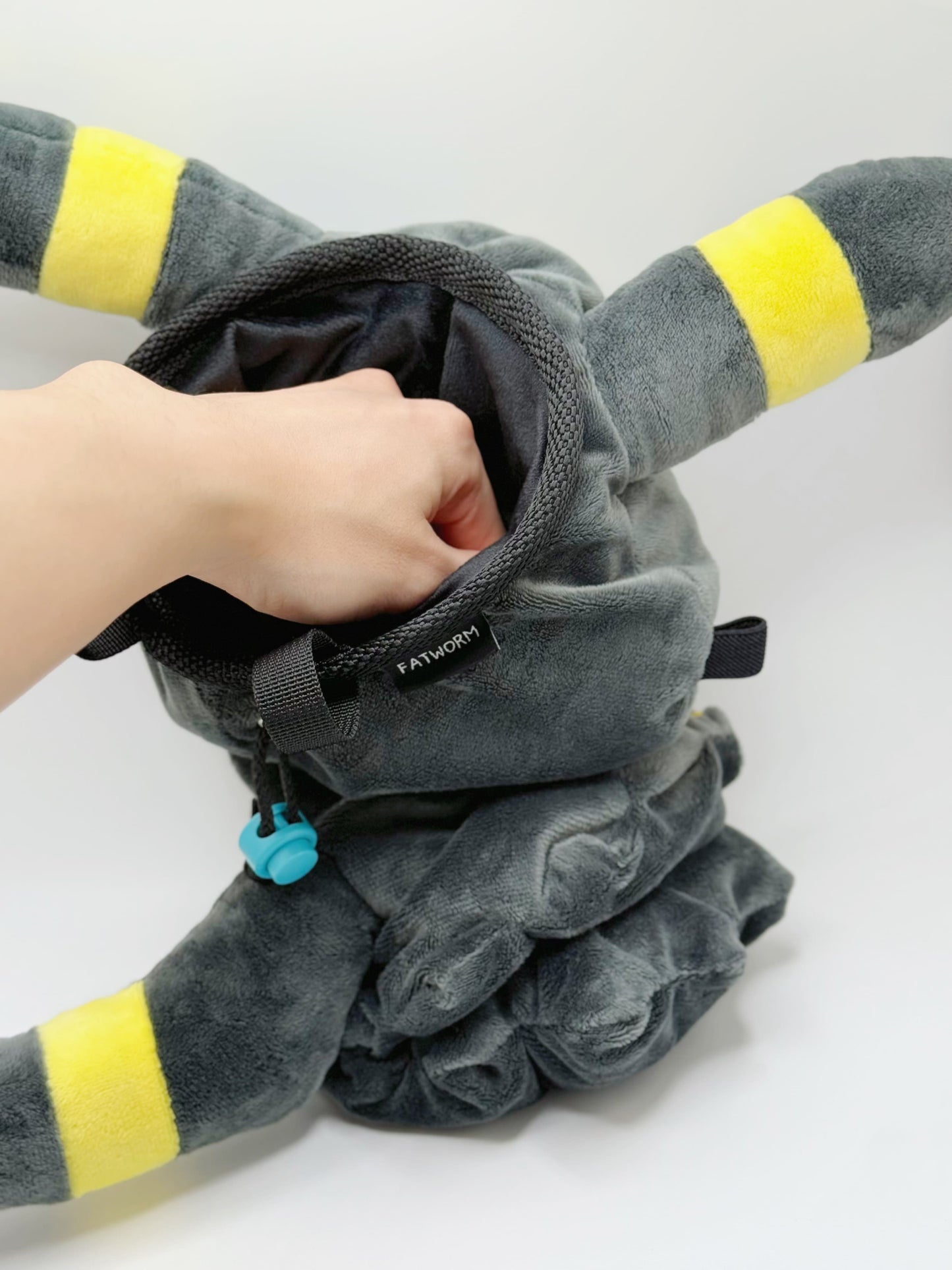 pokemon anime mimikyu umbreon eevee climbing chalk bag cute plush