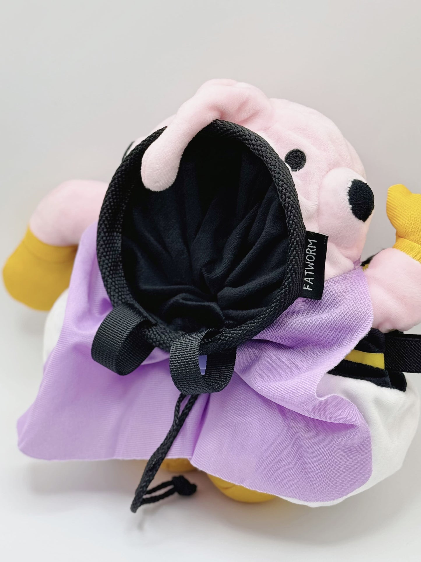 anime cute dragon ball plush majin buu climbing chalk bag