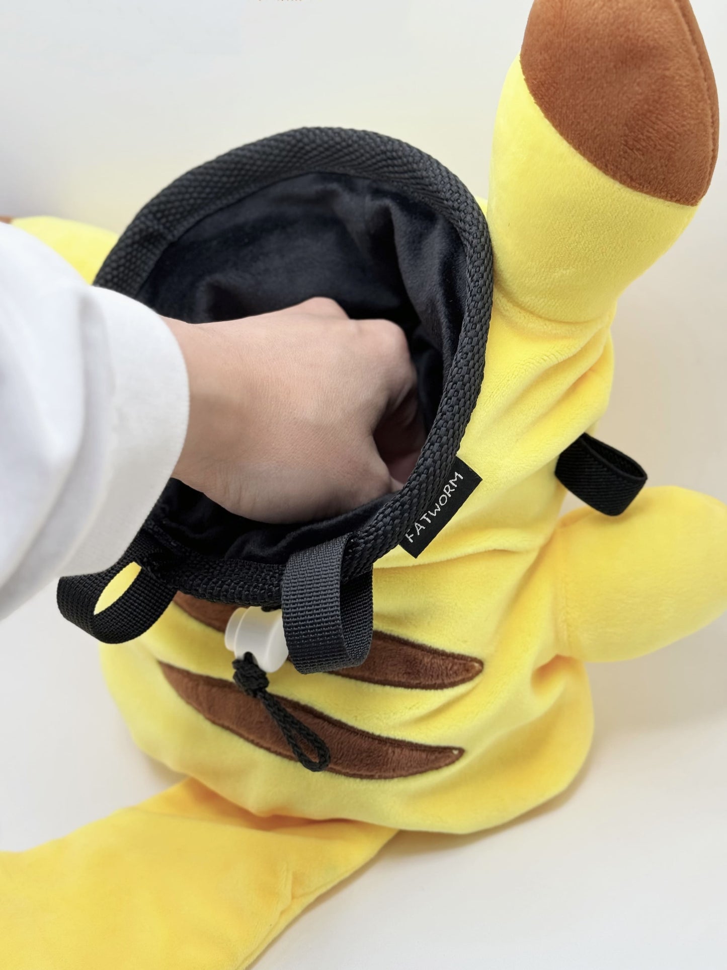 ditto pikachu cute plush anime pokemon chalk bag for rock climbing