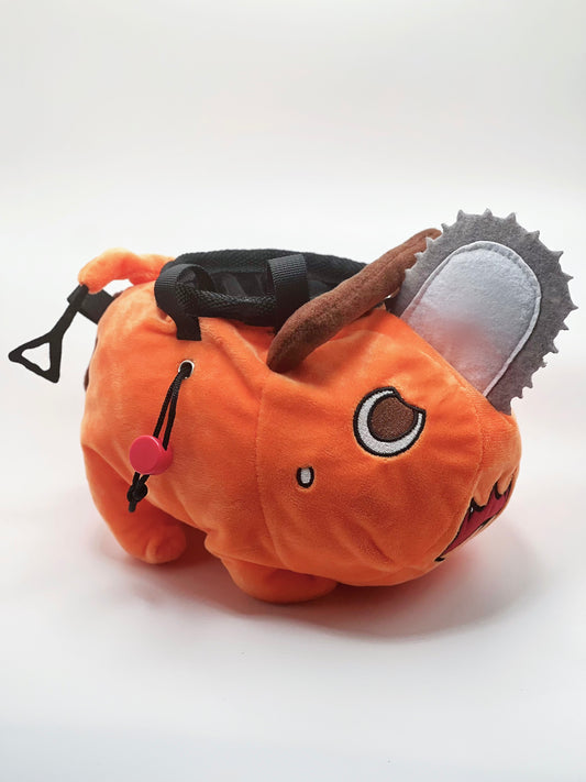 Chainsaw Man anime Pochita plush chalk bag for rock climbing