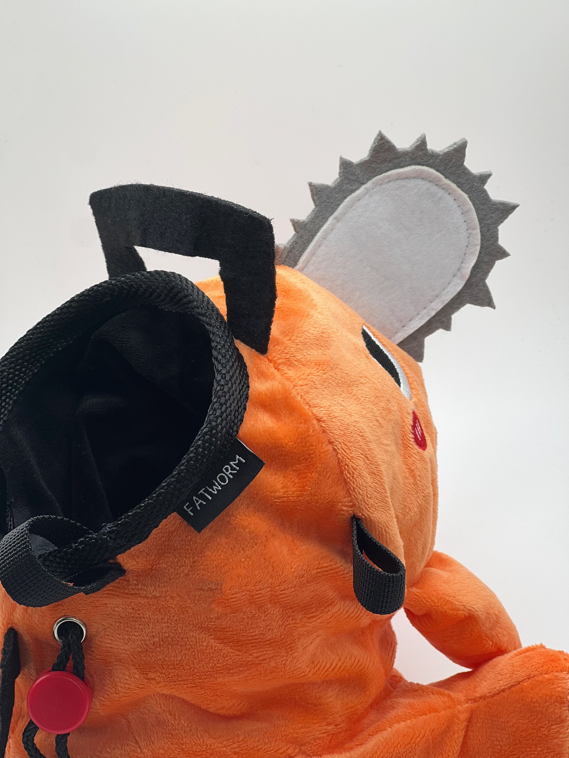 Chainsaw Man anime Pochita plush chalk bag for rock climbing