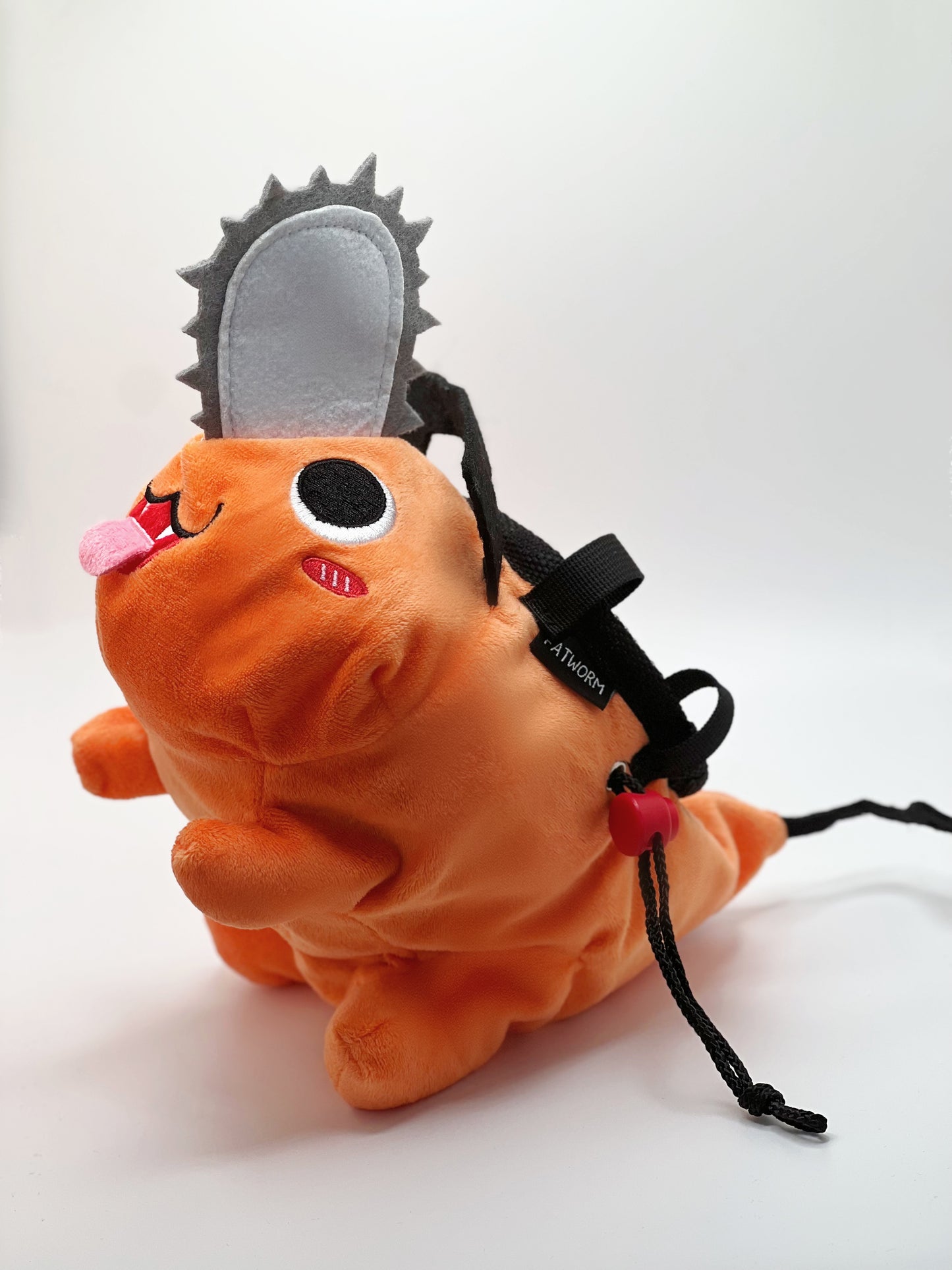 Chainsaw Man anime Pochita plush chalk bag for rock climbing