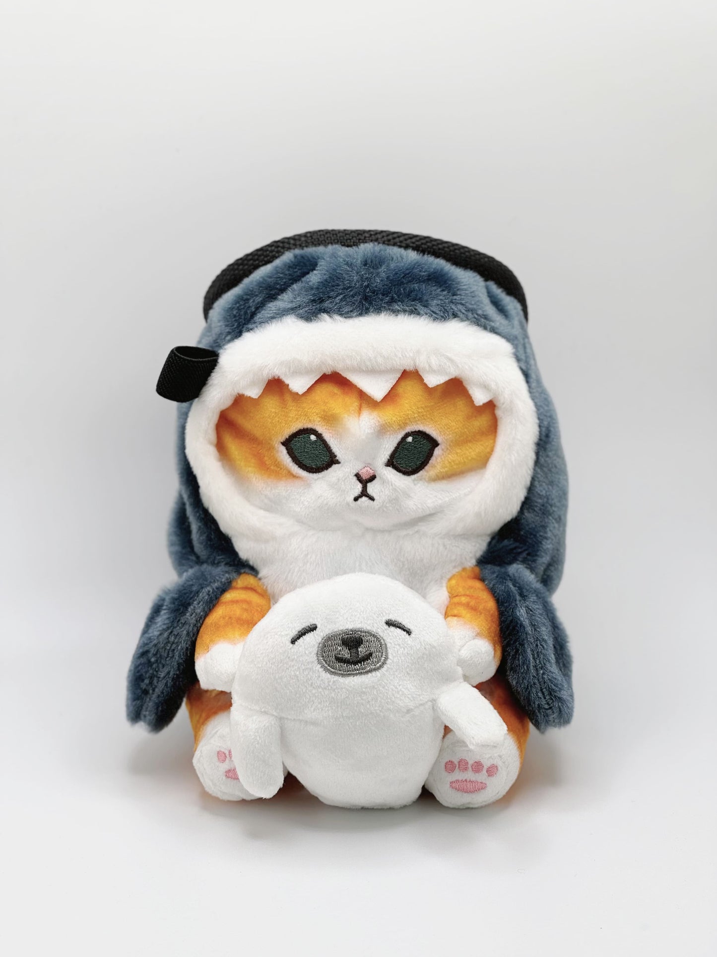 anime plush cute shark cat chalk bag climbing rock mofusand plush