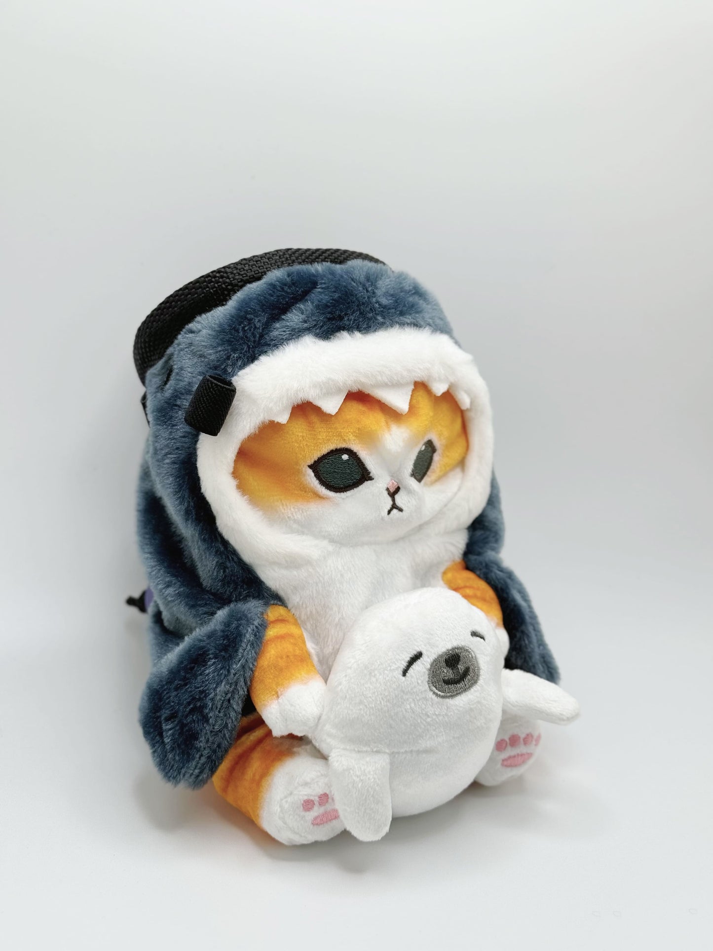 anime plush cute shark cat chalk bag climbing rock mofusand plush
