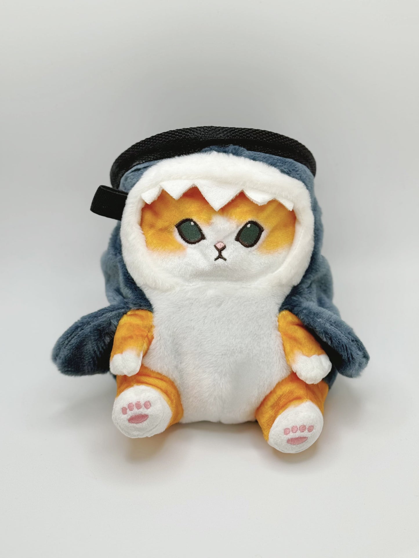 animal mofusand shark cat cute chalk bag chalk bucket plush rock climbing