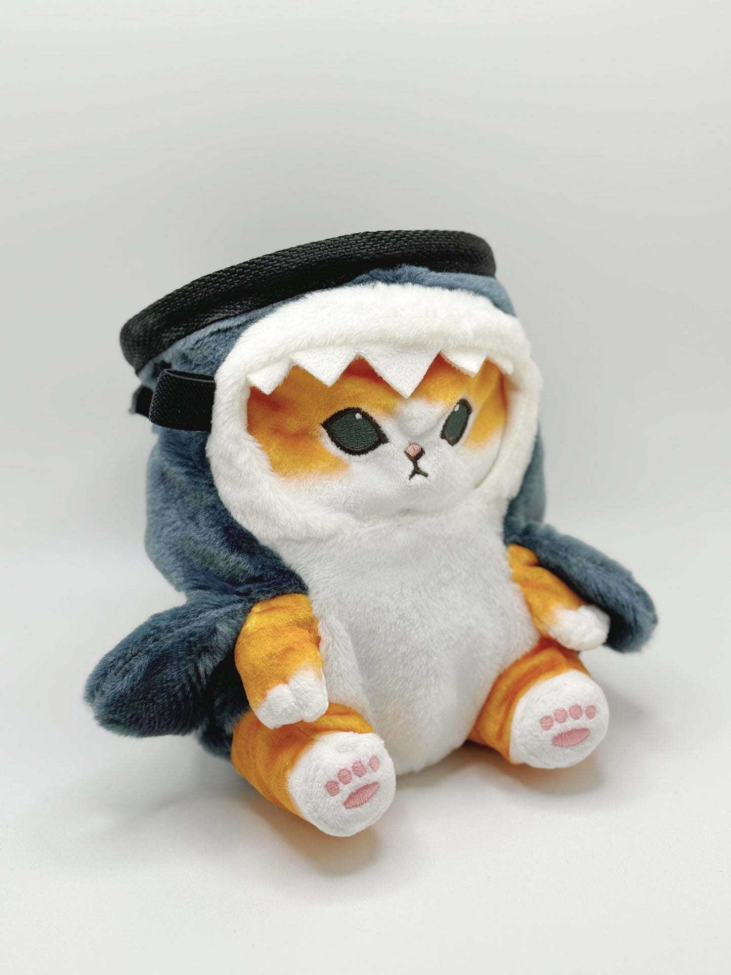 animal mofusand shark cat cute chalk bag chalk bucket plush rock climbing