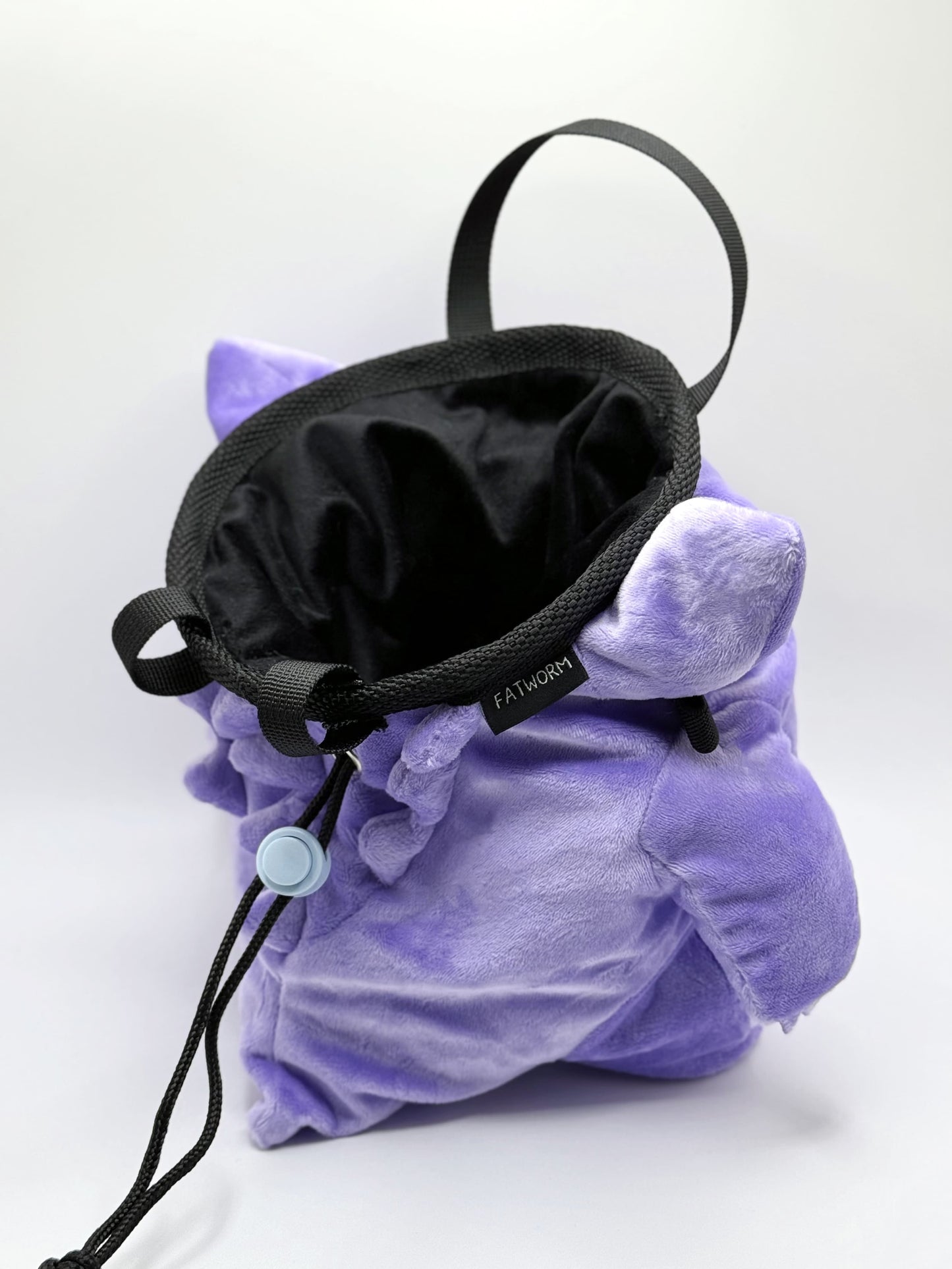 pokemon anime gengar climbing chalk bag cute handmade fatworm bouldering