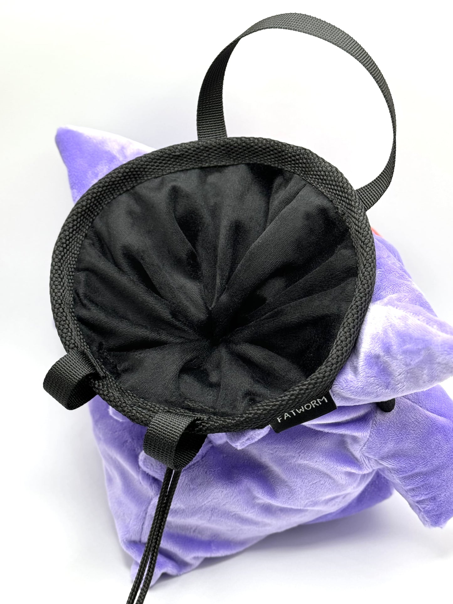 pokemon anime gengar climbing chalk bag cute handmade fatworm bouldering