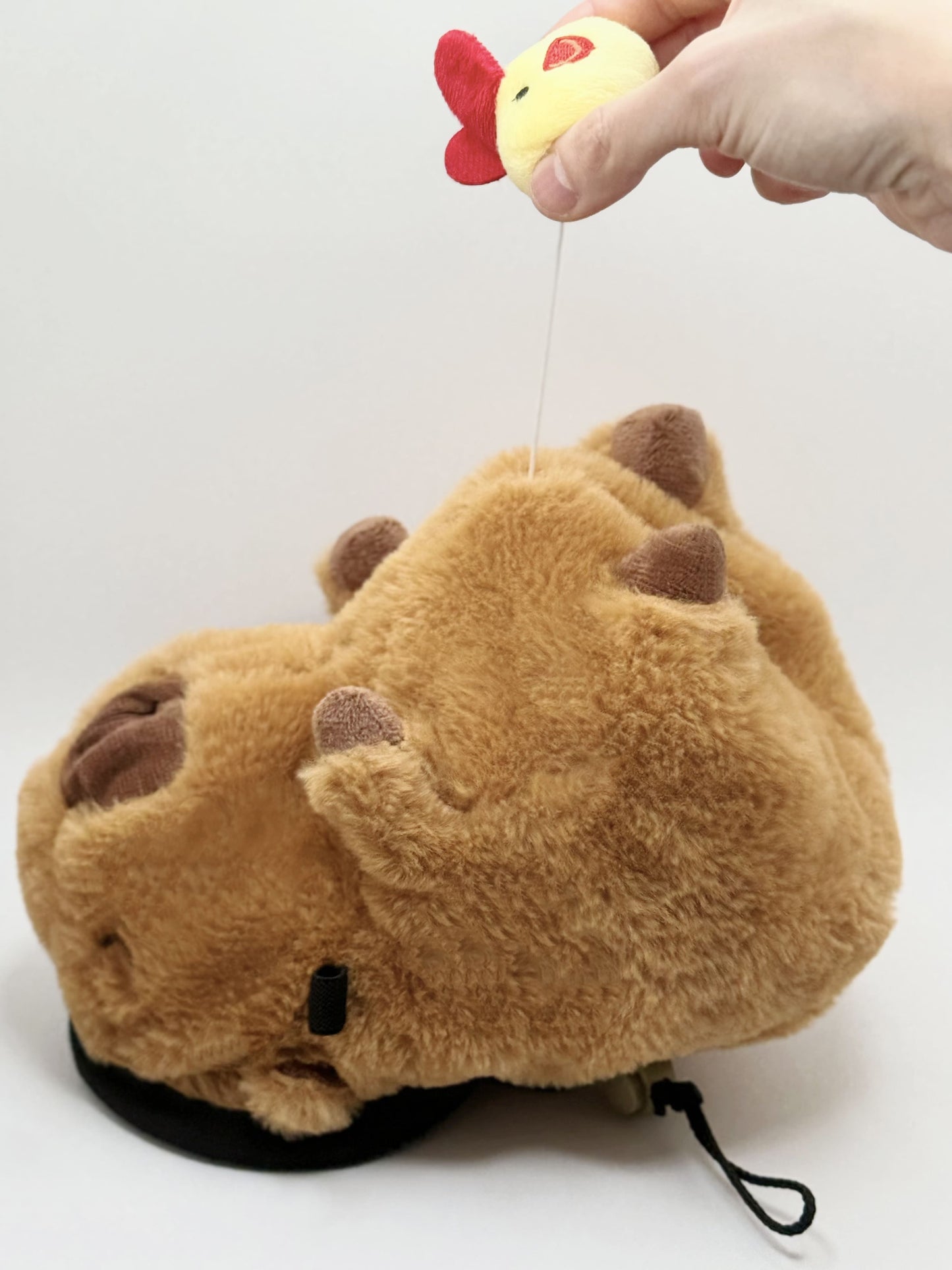 fatworm capybara climbing chalk bag chick plush animal cute bouldering