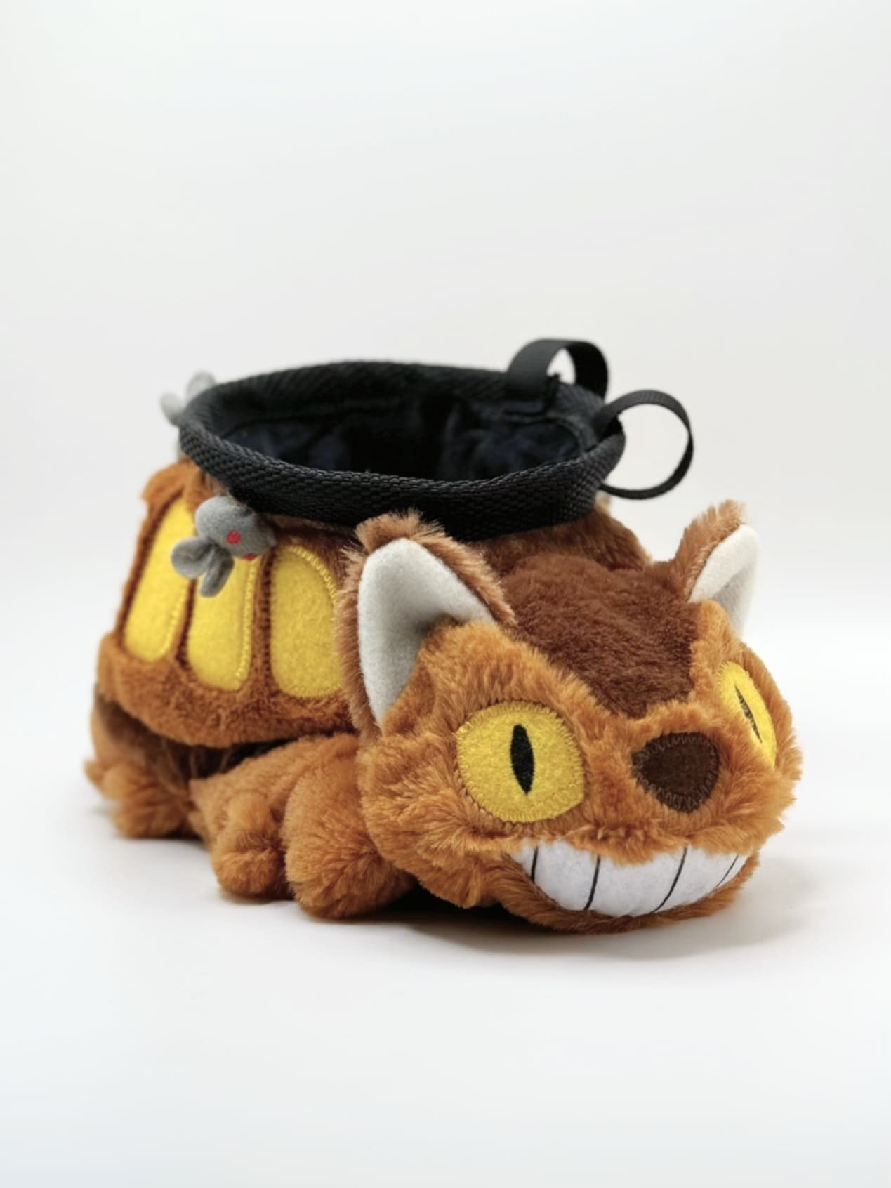 ghibli totoro catbus climbing chalk bag fatworm cute plush chalk bag