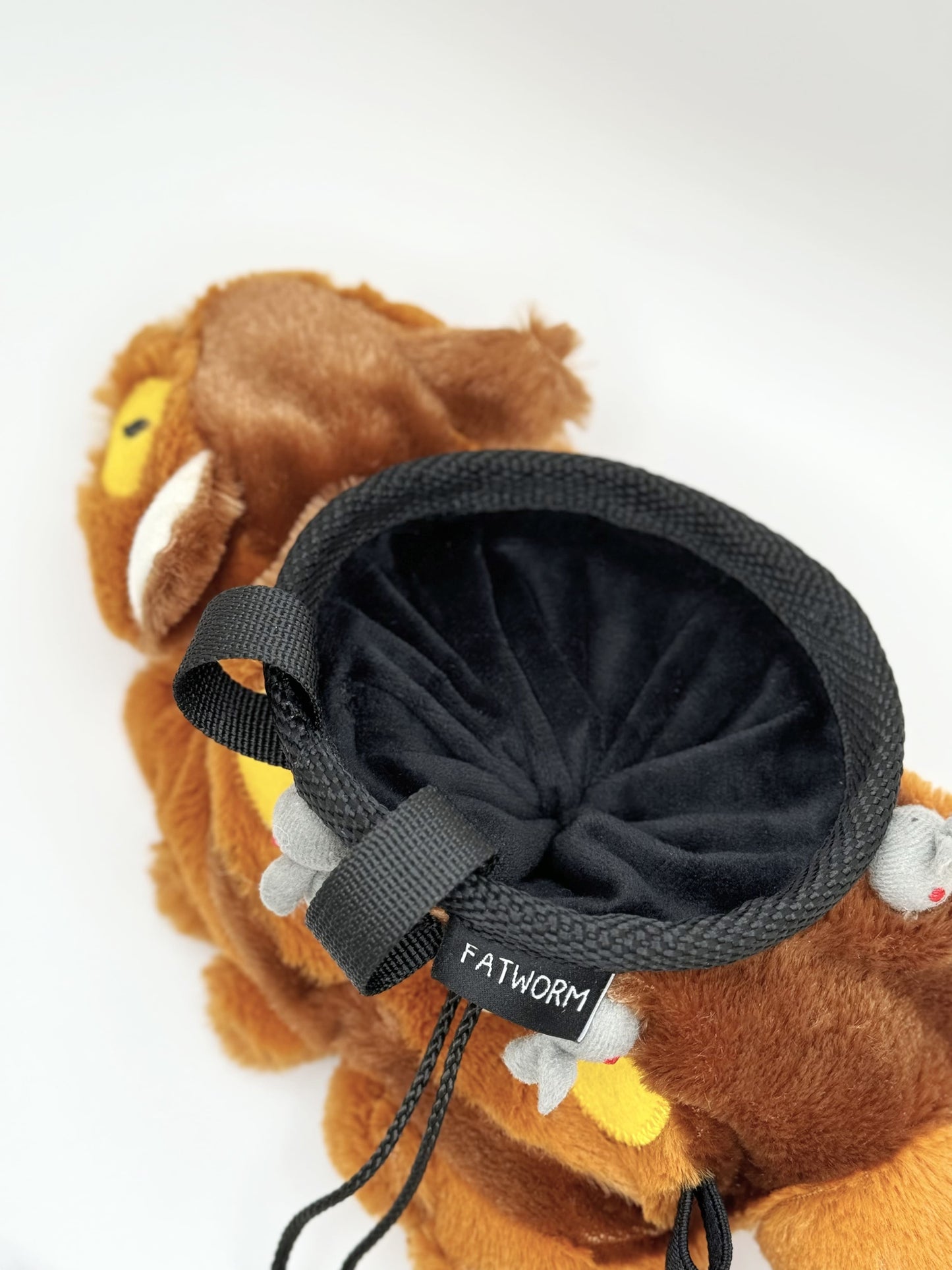ghibli totoro catbus climbing chalk bag fatworm cute plush chalk bag