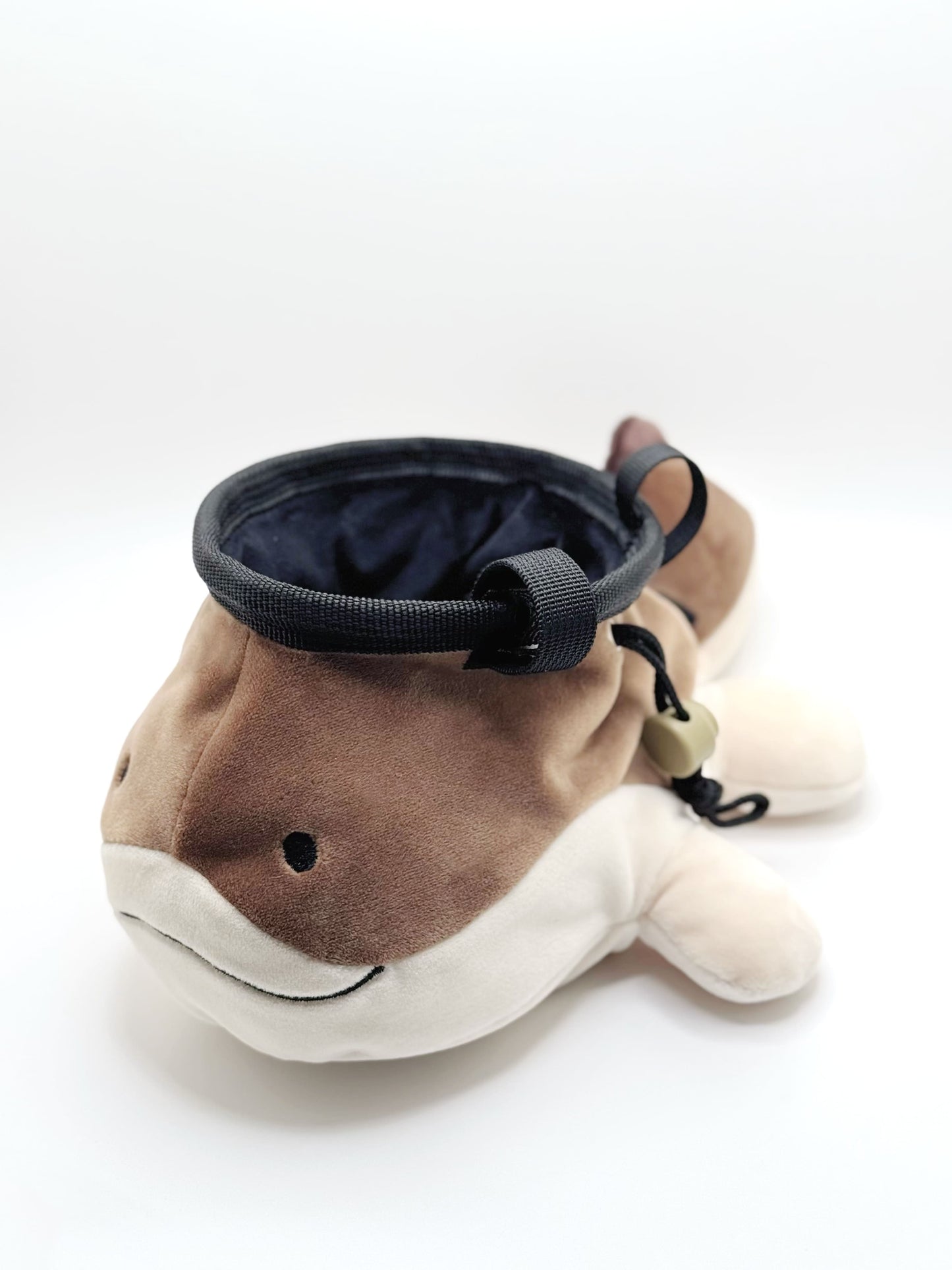 Handmade Clodsire Pokémon plush chalk bag by Fatworm – cute, functional, and perfect for bouldering and climbing sessions with style and charm.
