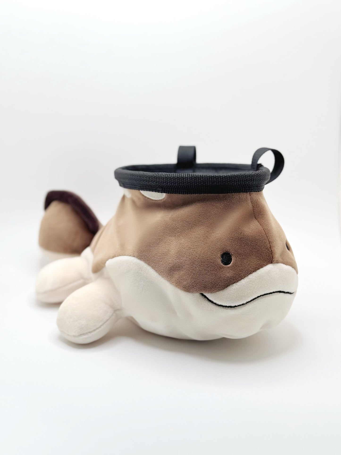 Handmade Clodsire Pokémon plush chalk bag by Fatworm – cute, functional, and perfect for bouldering and climbing sessions with style and charm.