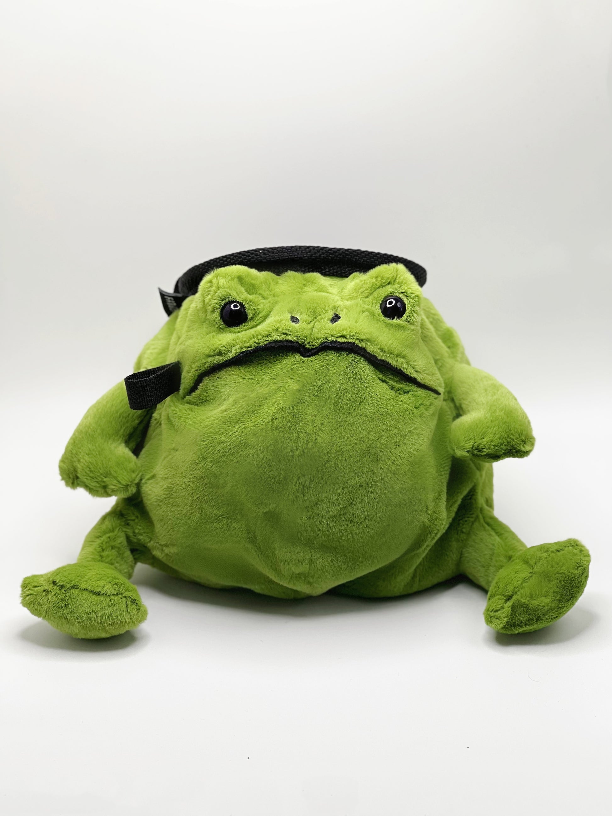 anime cute ricky rain frog animal plush chalk bag for rock climbing
