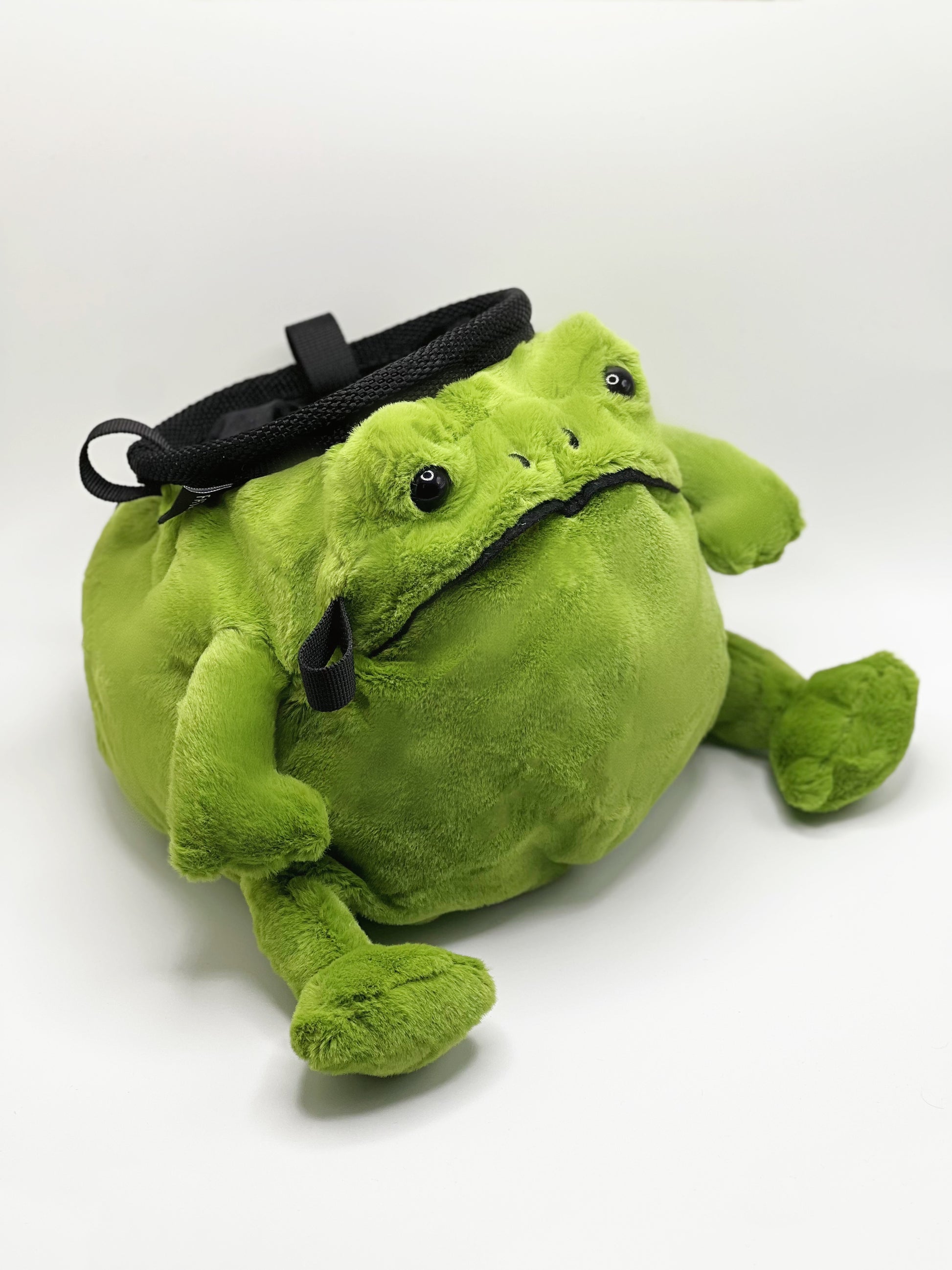 anime cute ricky rain frog animal plush chalk bags for rock climbing