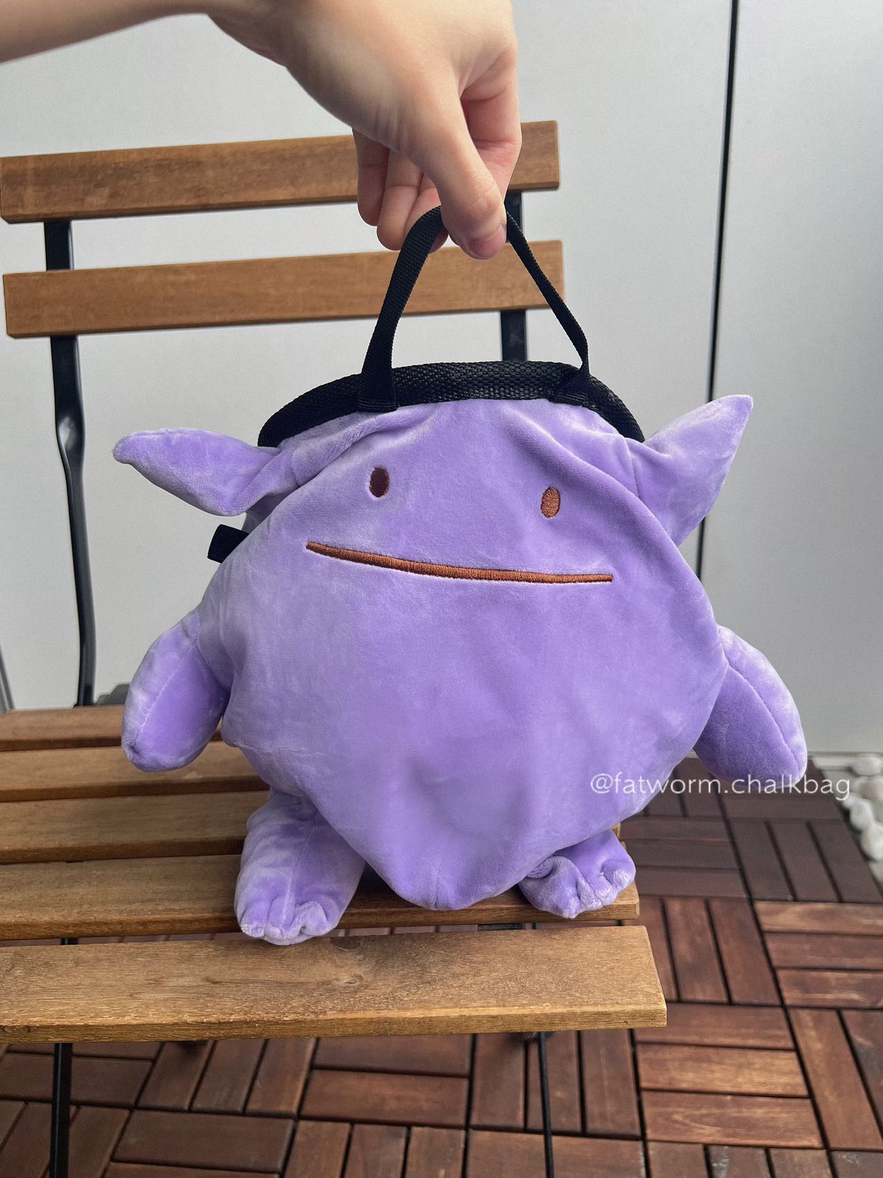 Pokemon Gengar chalk bucket chalk bag for rock climbing