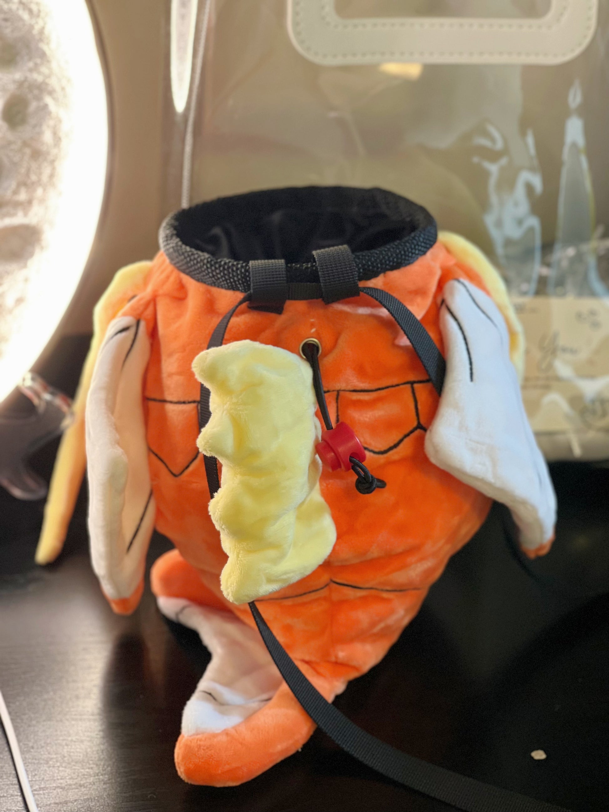 Pokemon anime Magikarp plush chalk bag for rock climbing