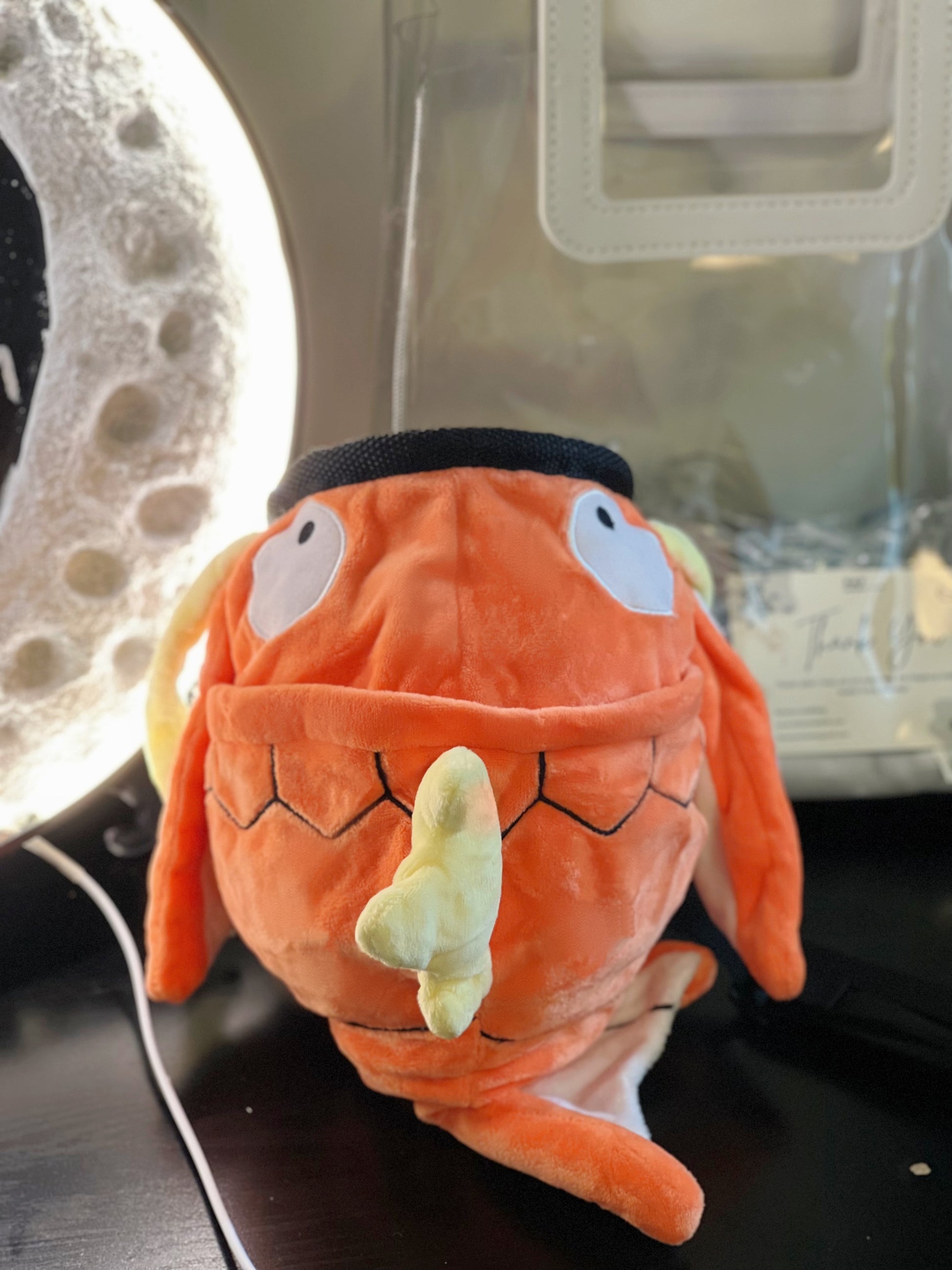 Pokemon anime Magikarp plush chalk bag for rock climbing