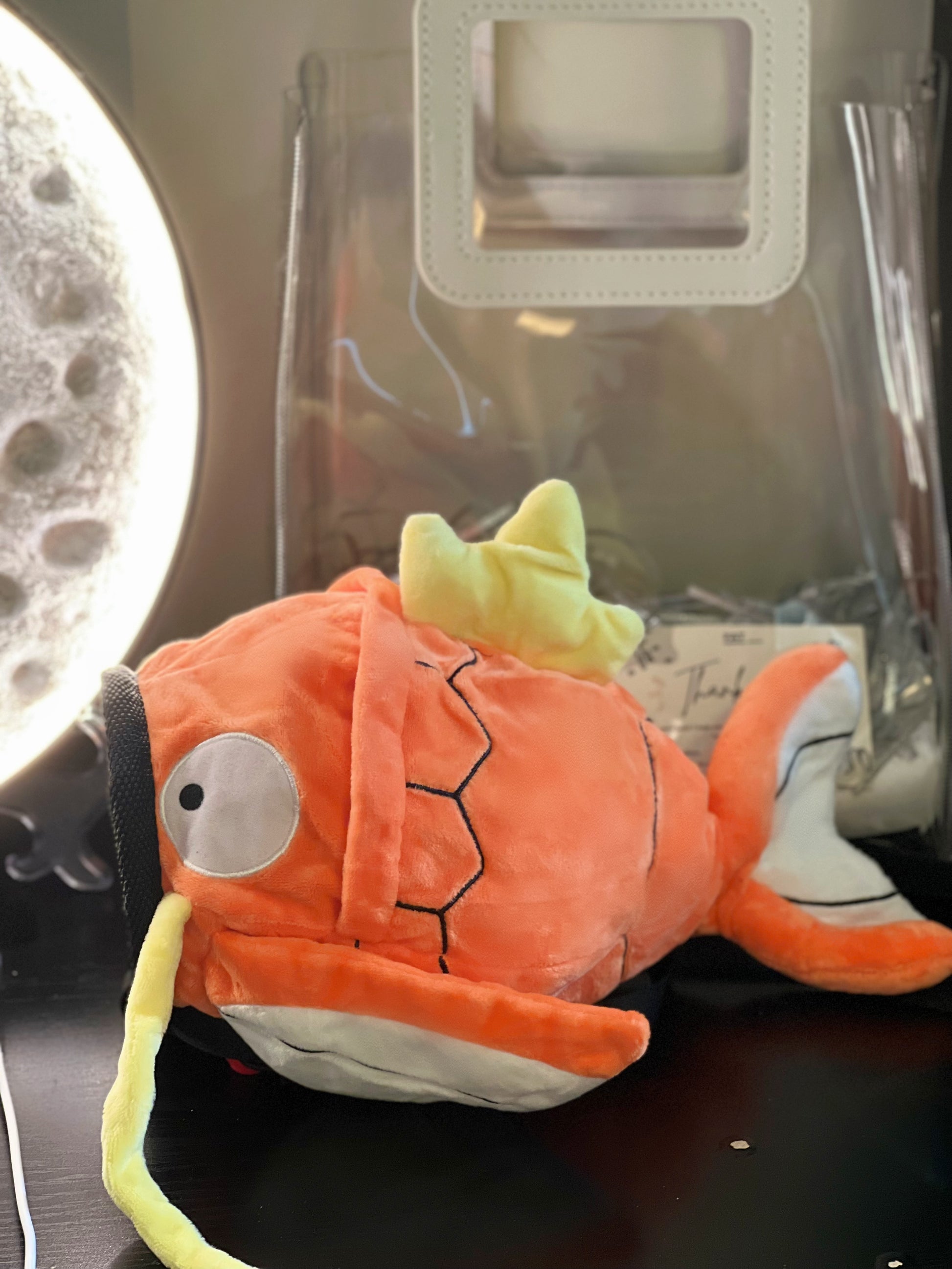 Pokemon anime Magikarp plush chalk bag for rock climbing