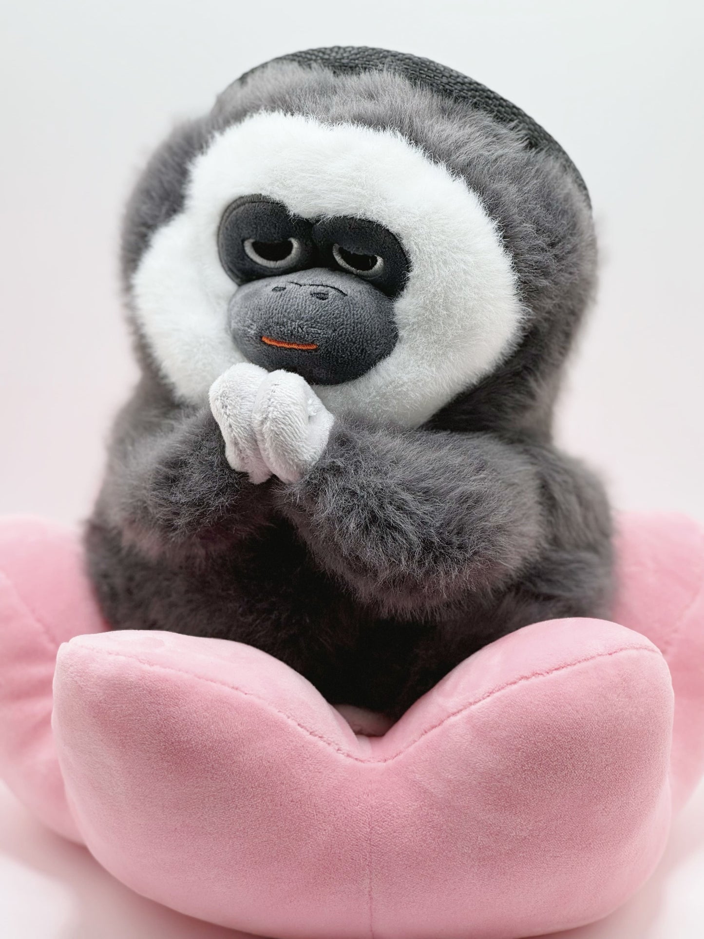 saki monkey climbing chalk bag cute plush lotus bouldering