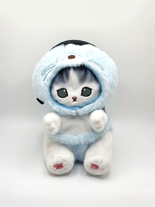 Mofusand Cat Climbing Chalk Bag – Sea Lion Edition. Plush, handmade chalk bag for bouldering and rock climbing by Fatworm Chalkbag. Cute and functiona