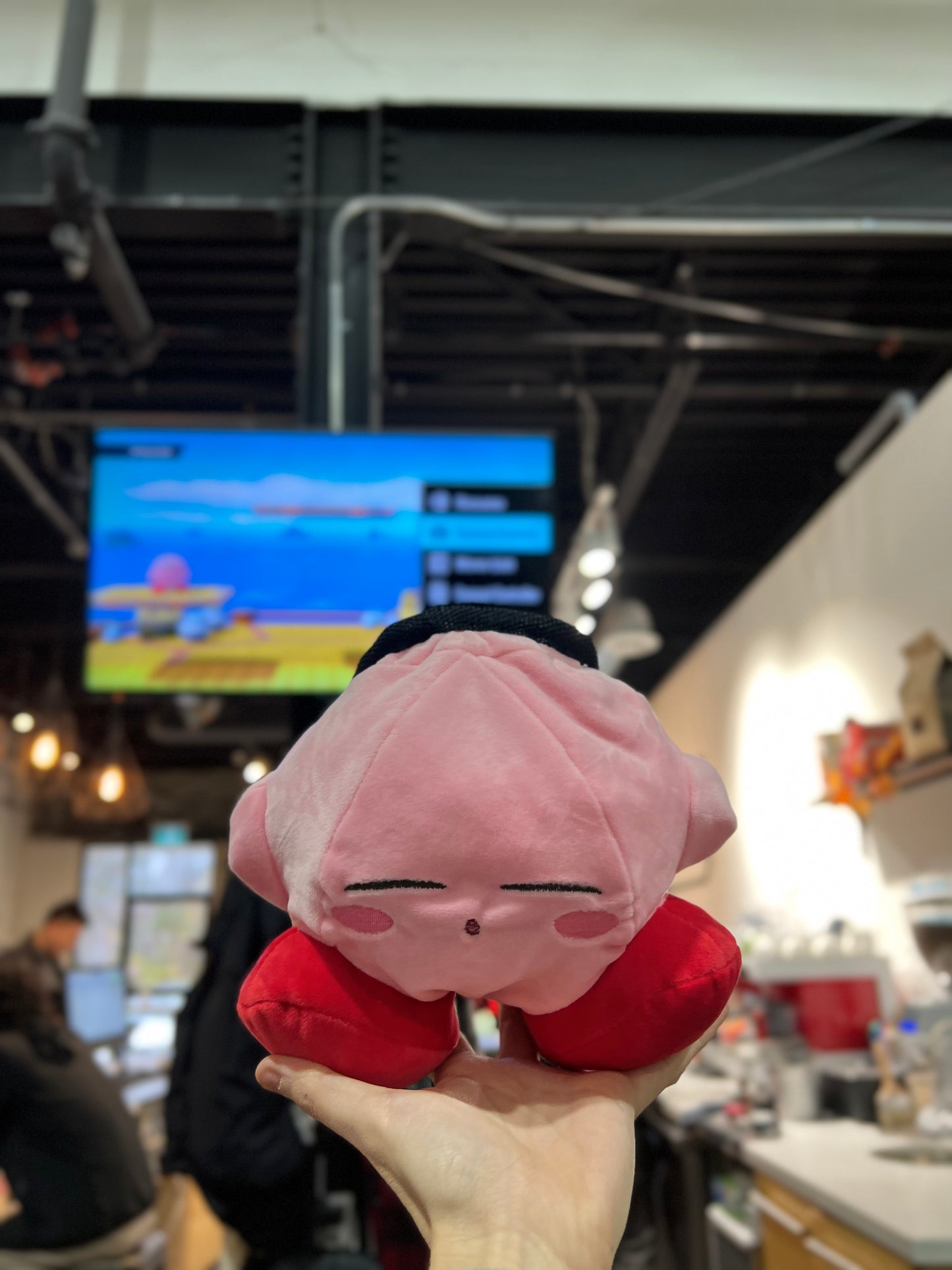 game anime cute Kirby plush chalk bag for rock climbing
