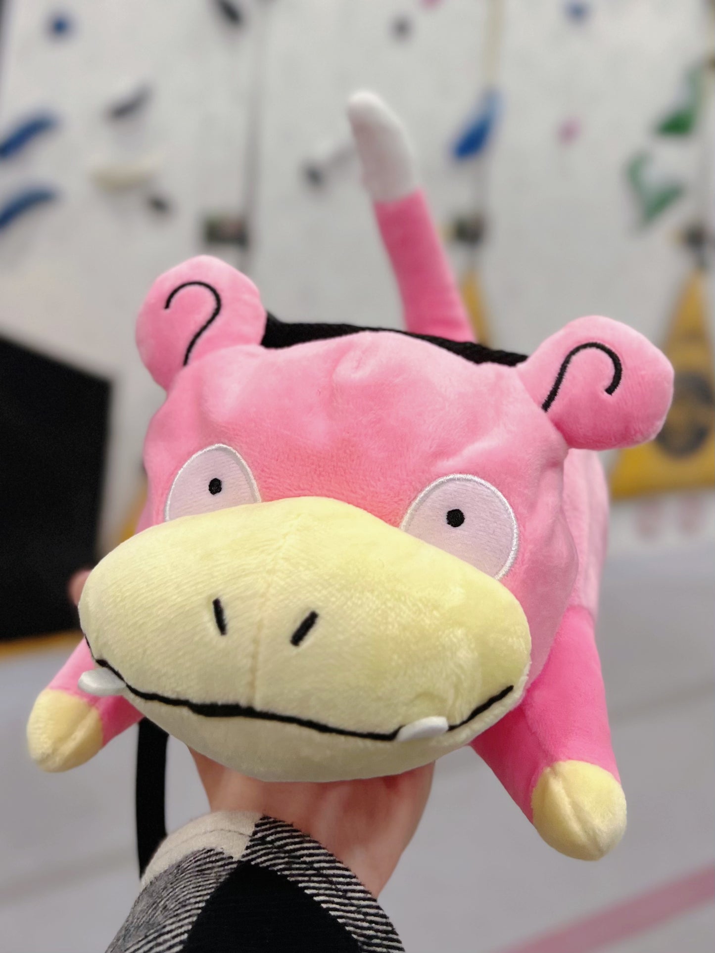 pokeme anime cute Slowpoke plush chalk bag for rock climbing