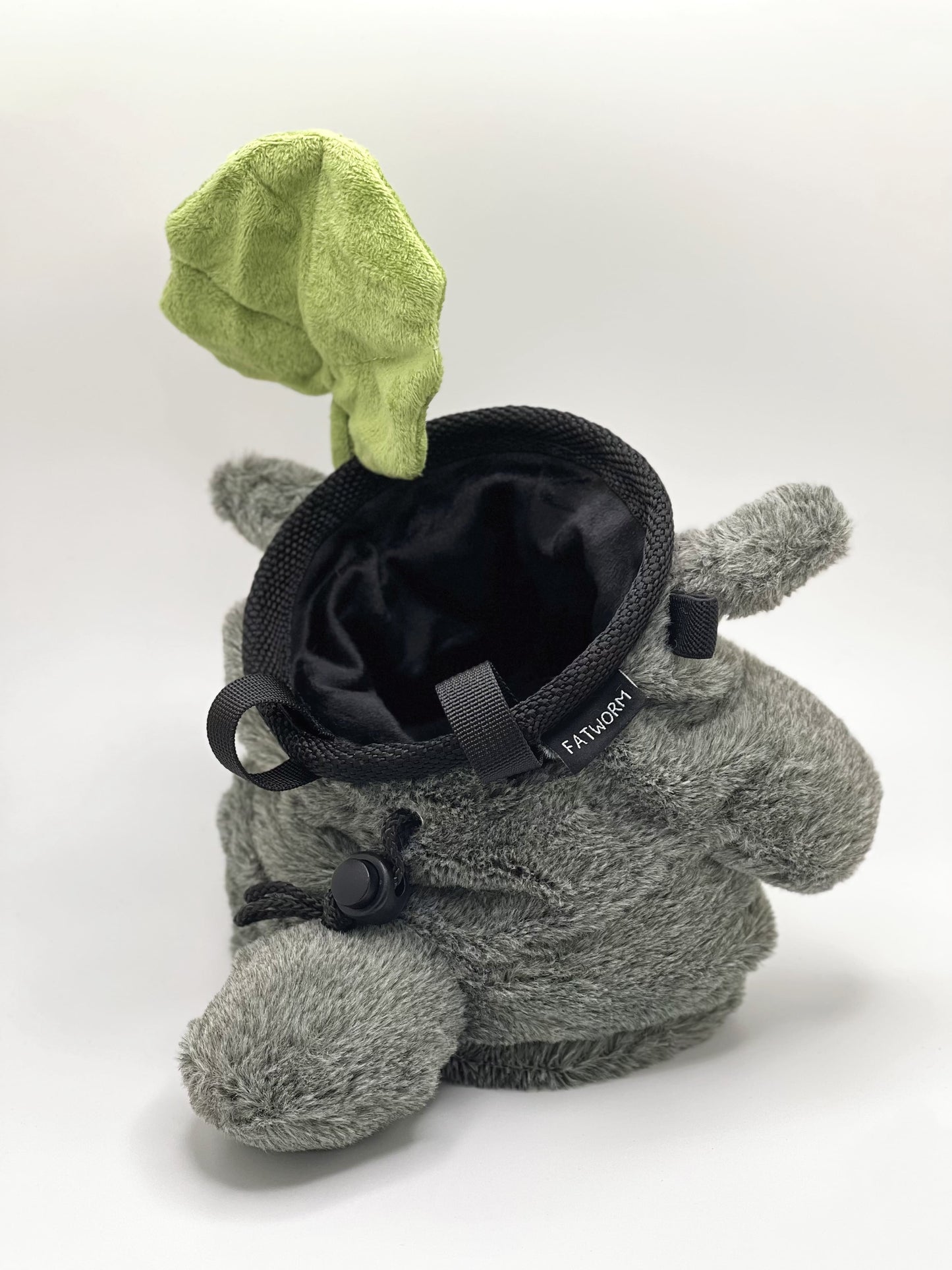 anime cute Totoro with Lotus Leaf chalk bag for rock climbing My Neighbor Totoro plush fatworm handmade chalk bucket