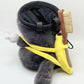 animal cute saki monkey plush climbing chalk bag bouldering brush holder