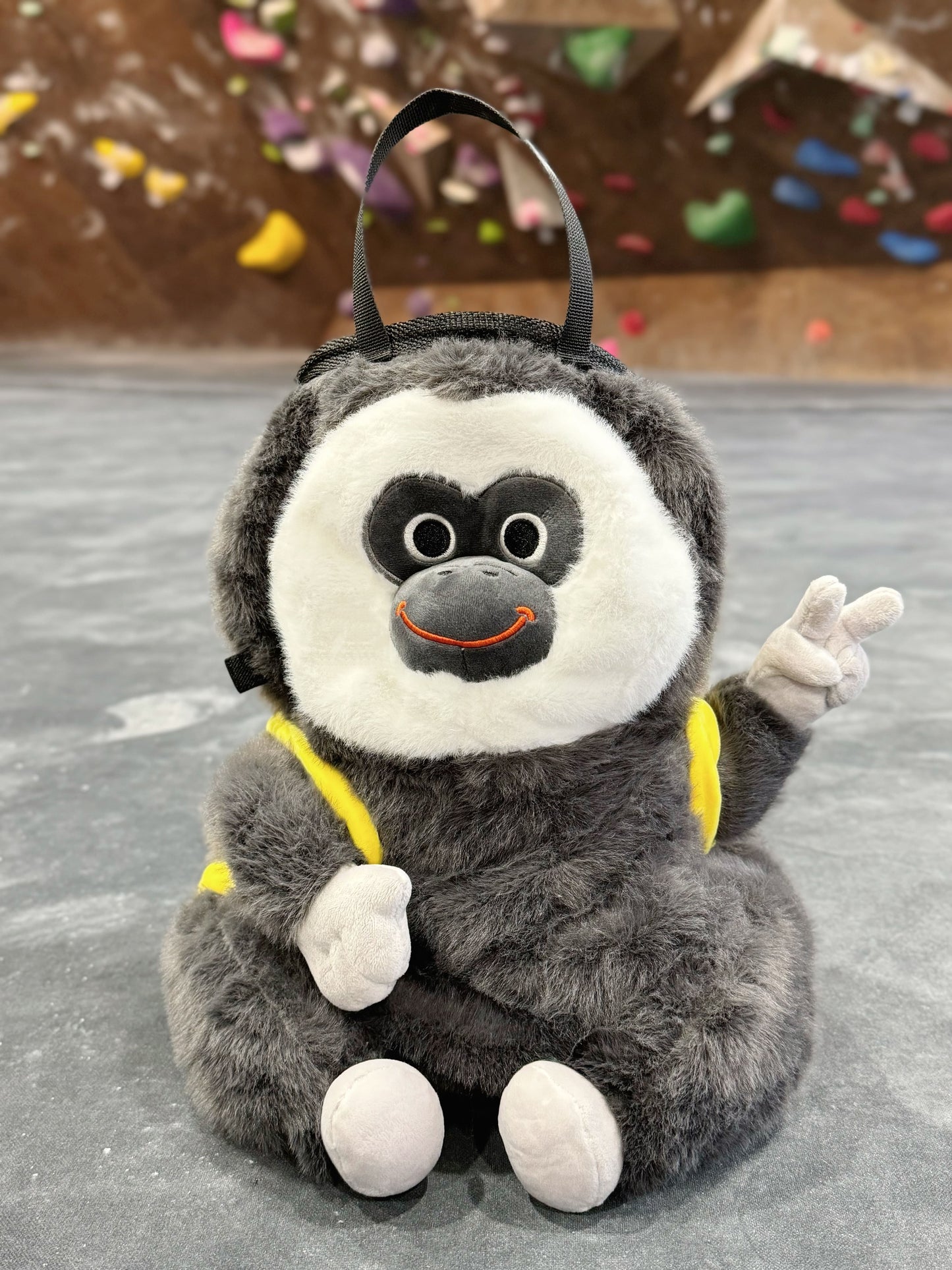anime plush animal monkey cute climbing chalk bag fatworm chalk bucket