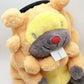A cute, handmade plush climbing chalk bag made of extra-soft, fluffy material featuring Bidoof with chubby cheeks and iconic front teeth. Designed with high functionality by a climber, it includes a wide top rim opening, polar fleece lining, a brush loop, and a spill-proof drawstring. A great bouldering gift for rock climbers