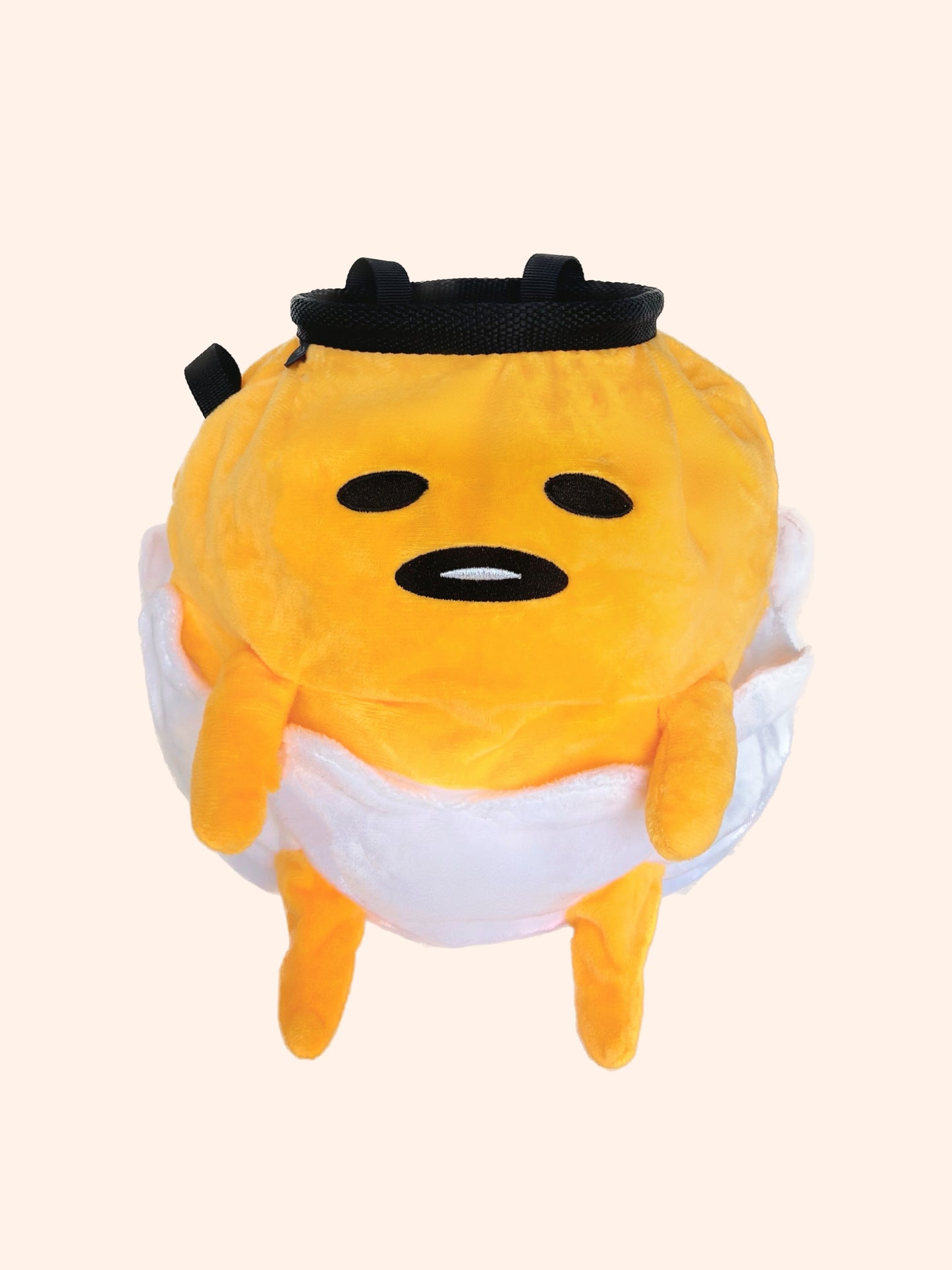 anime Cute Gudetama sanrio plush chalk bag/buckets for rock climbing