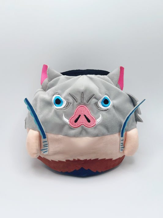 demon slayer cute Chubby Inosuke Pig chalk bag for rock climbing