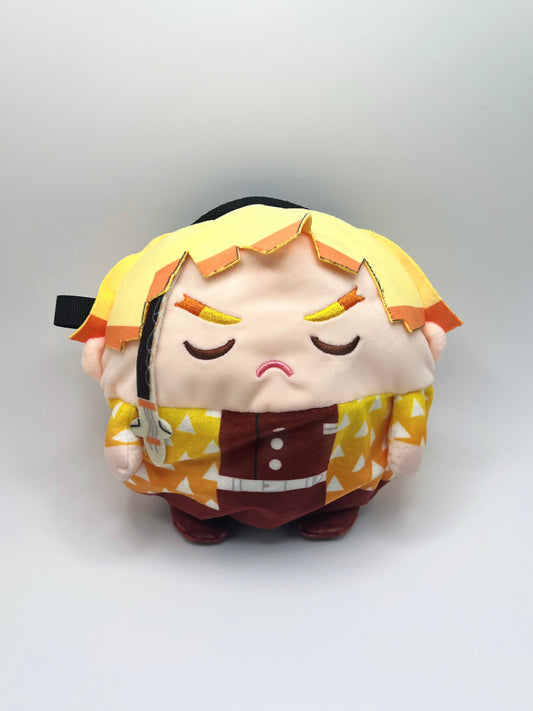 demon slayer Cute Chubby Zenitsu chalk bag for rock climbing