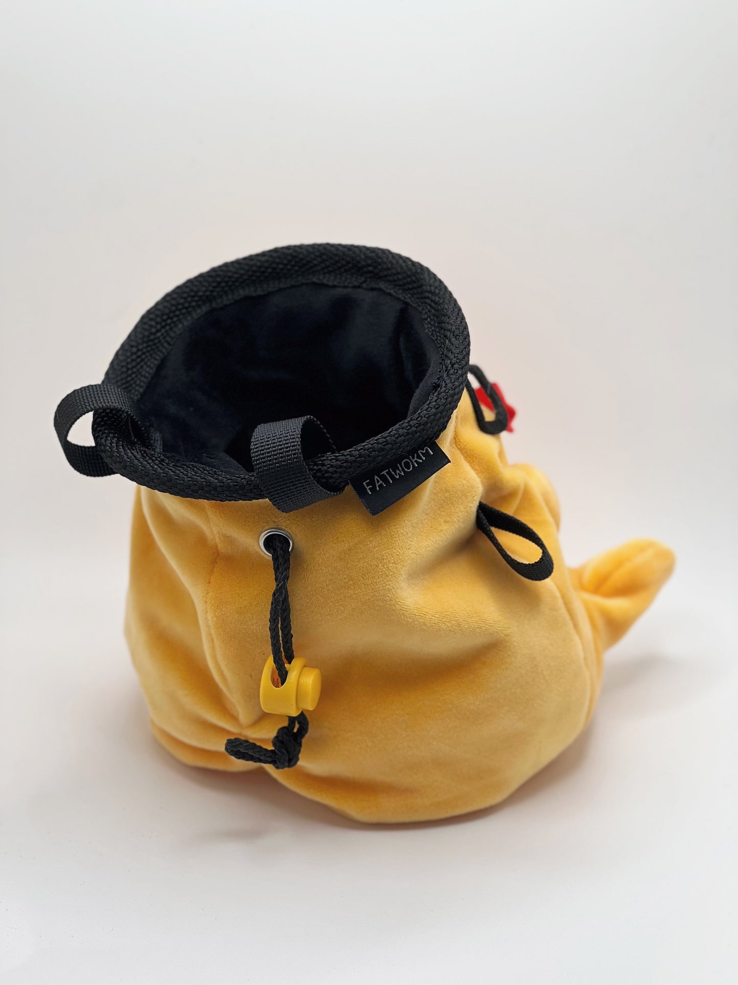 anime Cute Gudetama With Glasses Chalk Bag plush chalk bag for rock climbing