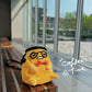 anime Cute Gudetama With Glasses Chalk Bag plush chalk bag for rock climbing