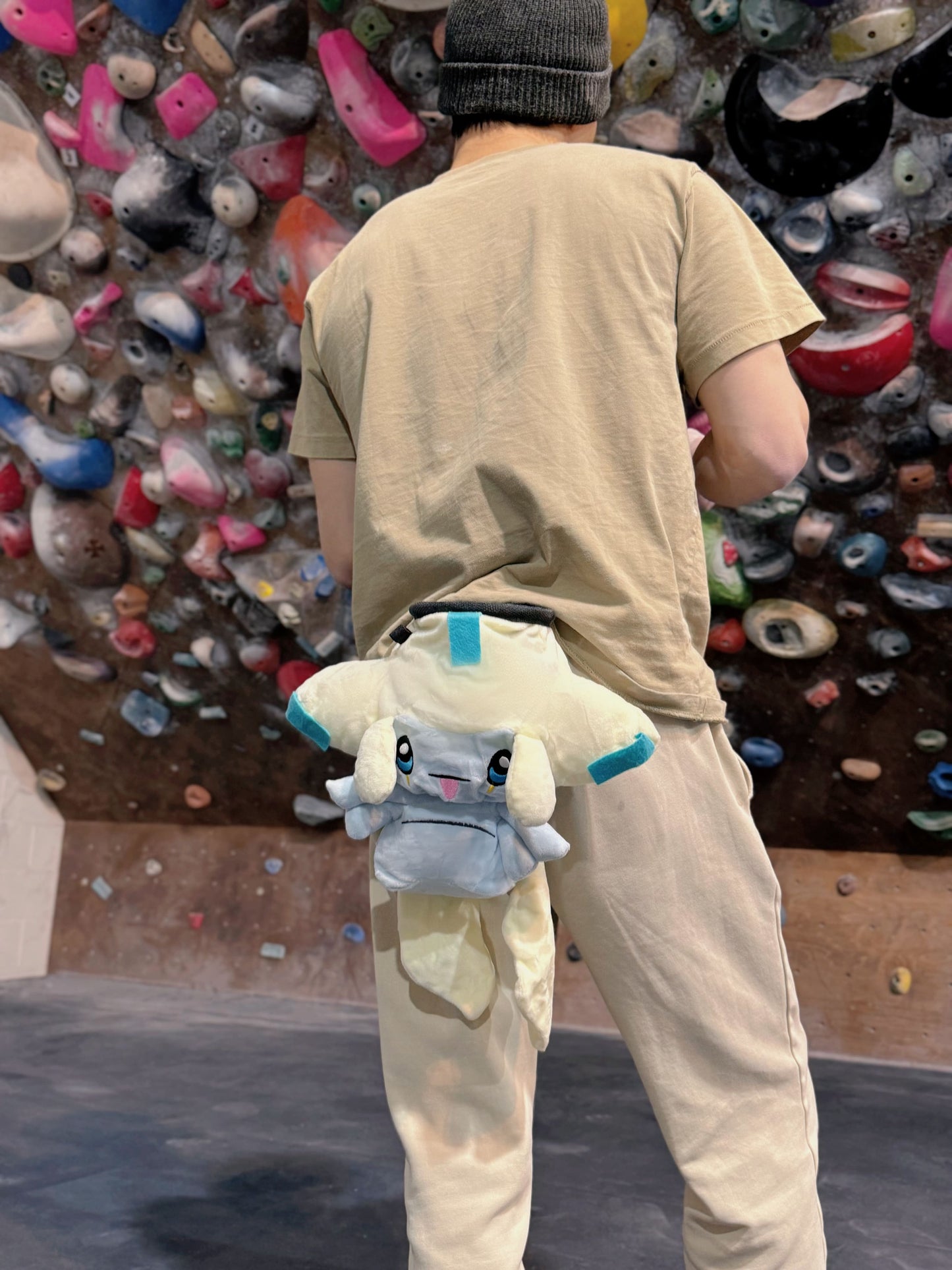 anime pokemon jirachi climbing chalk bag pikachu