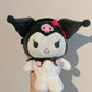 Sanrio anime cute Hungry Kuromi plush chalk bag for rock climbing