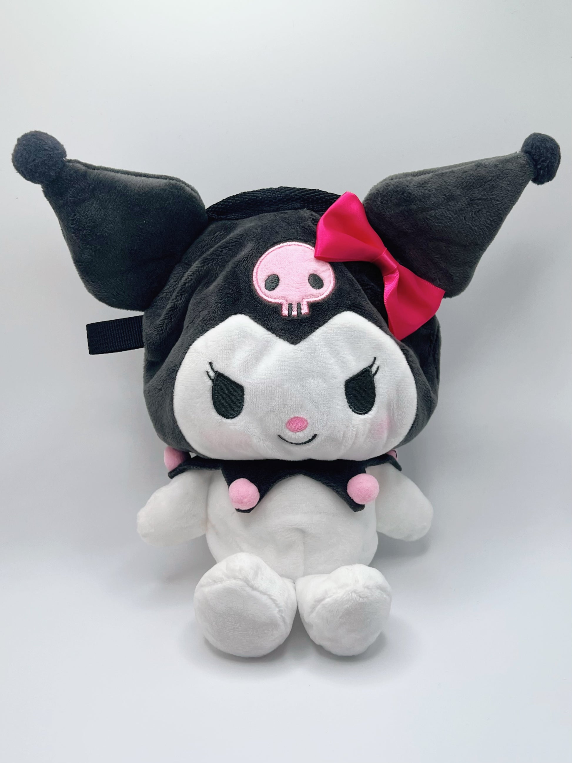 Sanrio anime cute Hungry Kuromi plush chalk bag for rock climbing