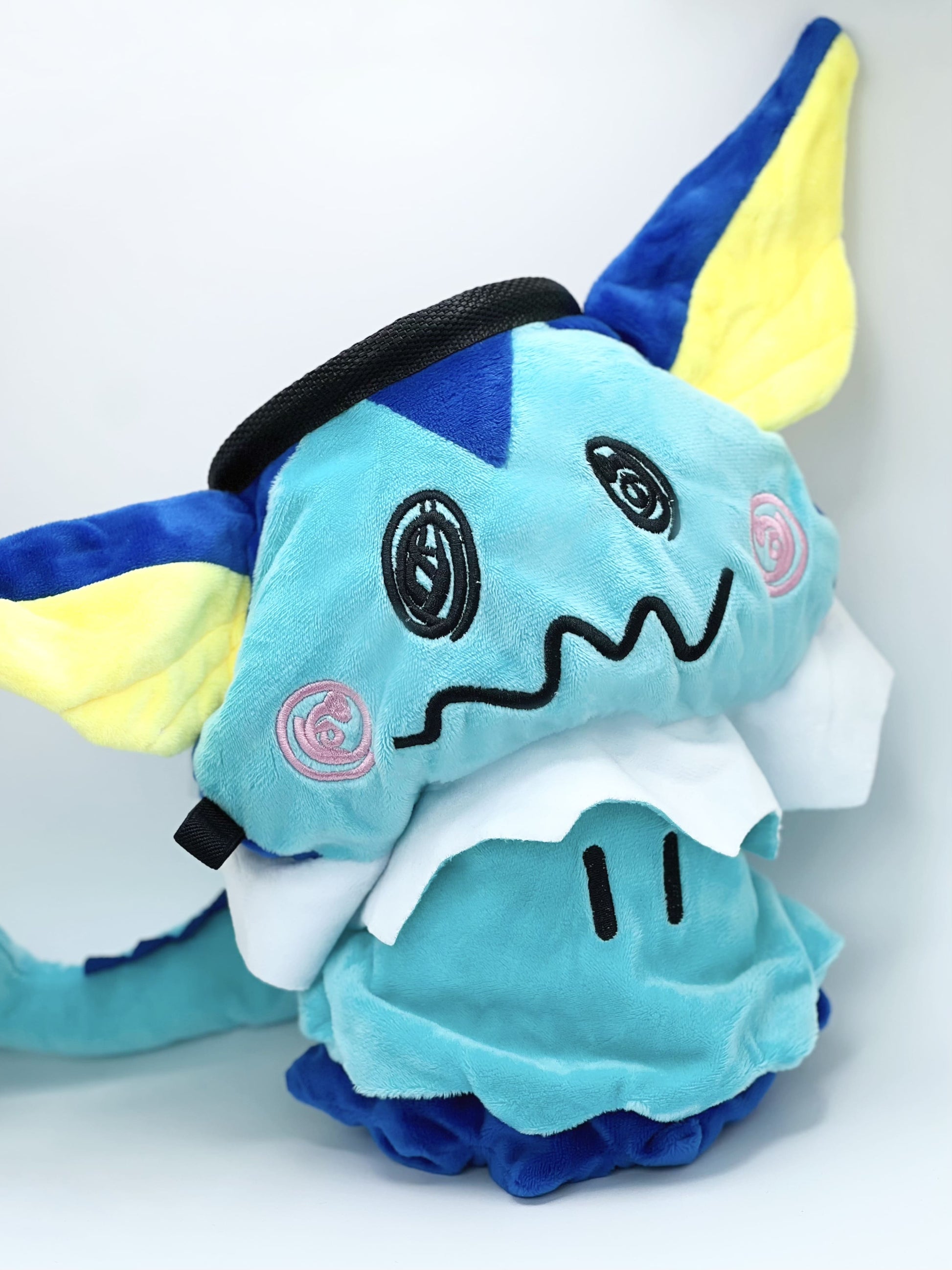 anime vaporeon mimikyu eevee chalk bag climbing cute handamde