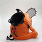 Chainsaw Man anime Pochita plush chalk bag for rock climbing