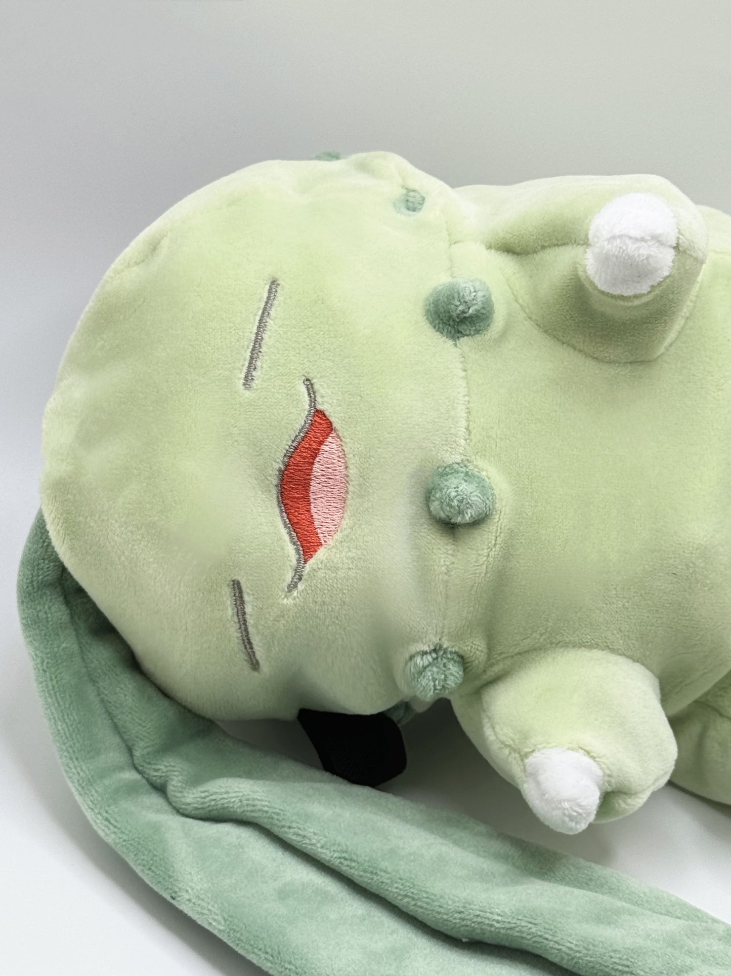 anime plush cute pokemon sleeping chikorita chalk bag for rock climbing